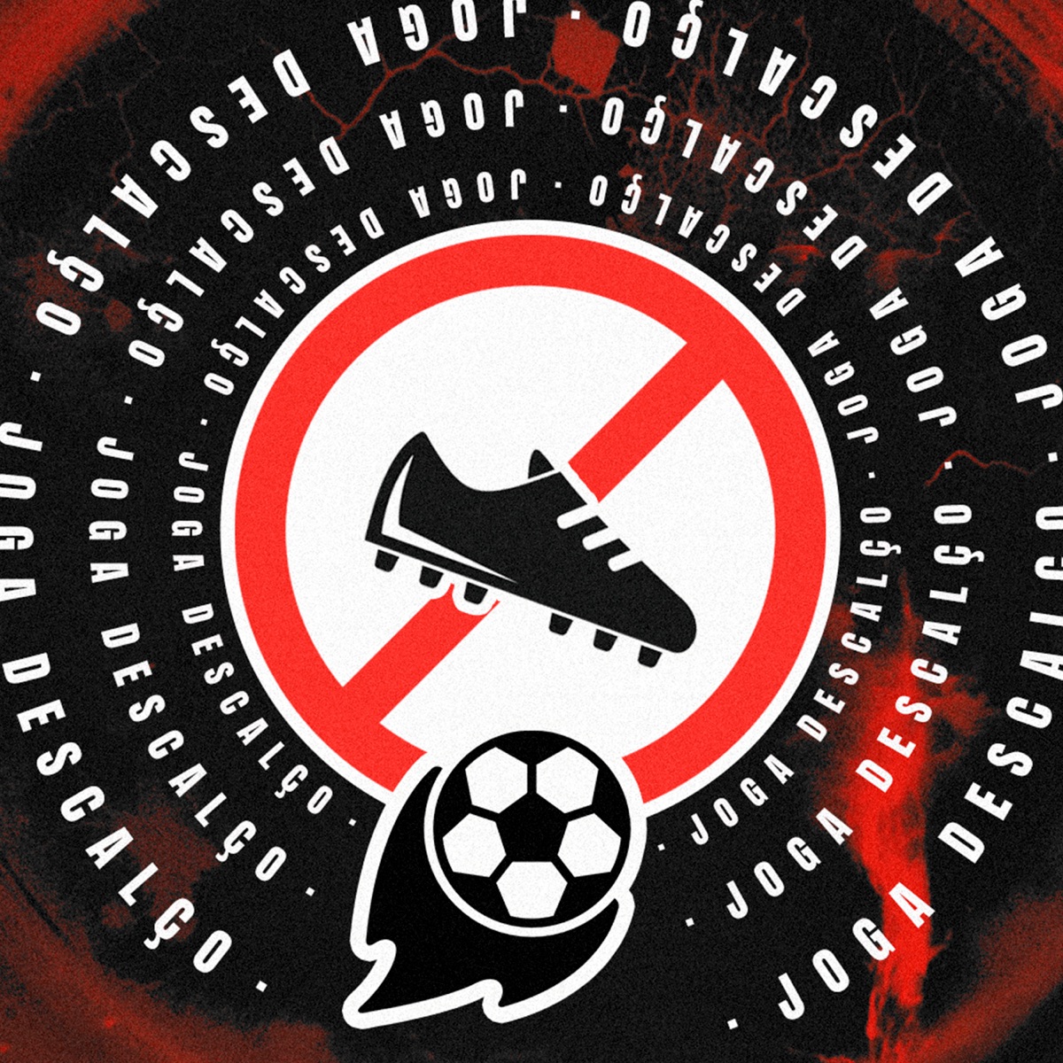 Joga Descalço - Single by PK Delas & Tiél album cover