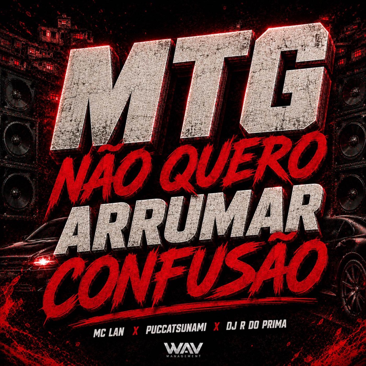 MTG NÃO QUERO ARRUMAR CONFUSÃO - Single by MC LAN, Puccatsunami & DJ R DO PRIMA album cover