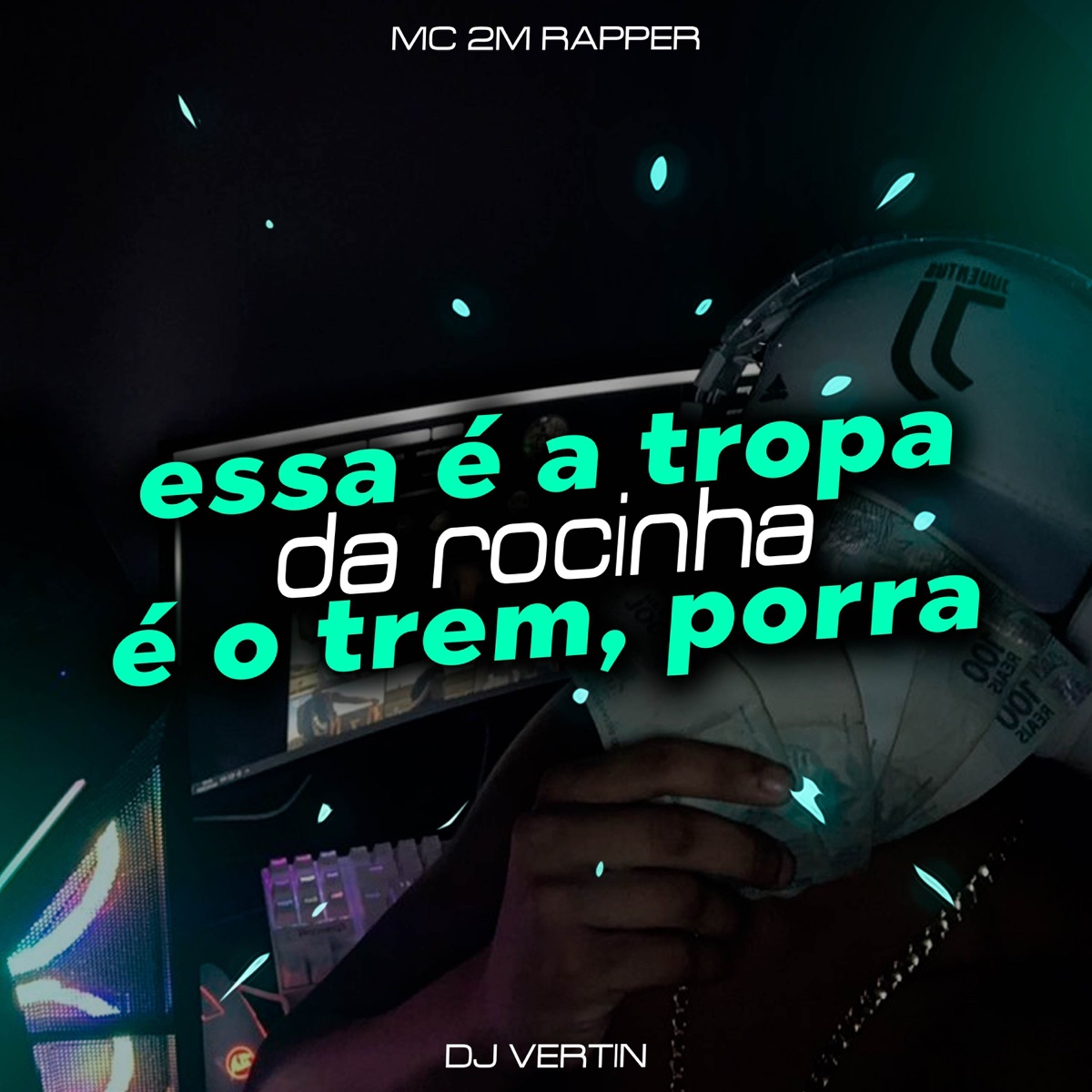 É O TREM PORRA, É A TROPA DA ROCINHA - Single by DJ Vertin & Mc 2M Rapper album cover