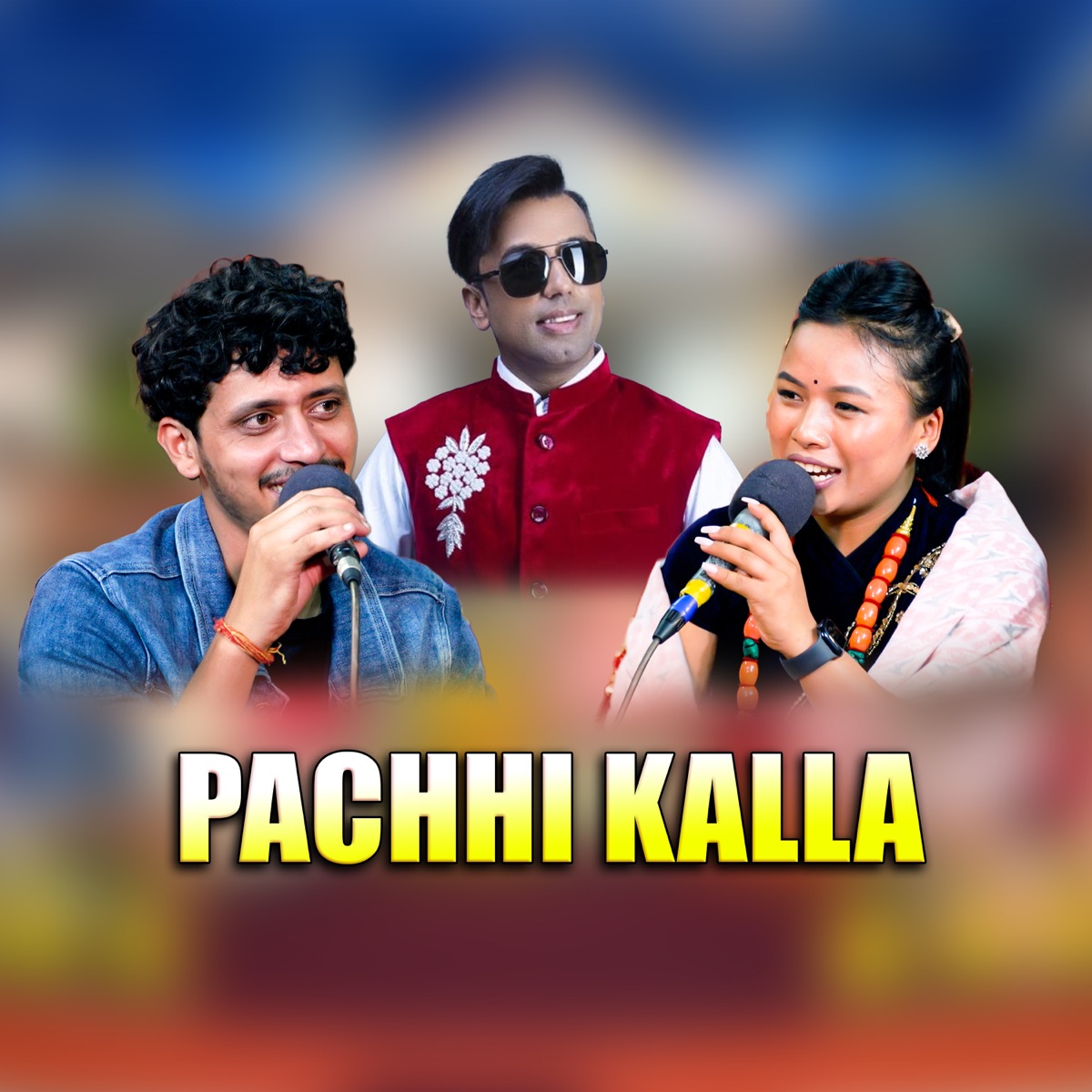 pachhi Kalle (Live) [feat. Prakash Parajuli & Nirjala Gurung] by Khuman Adhikari & Jamuna Rana album cover