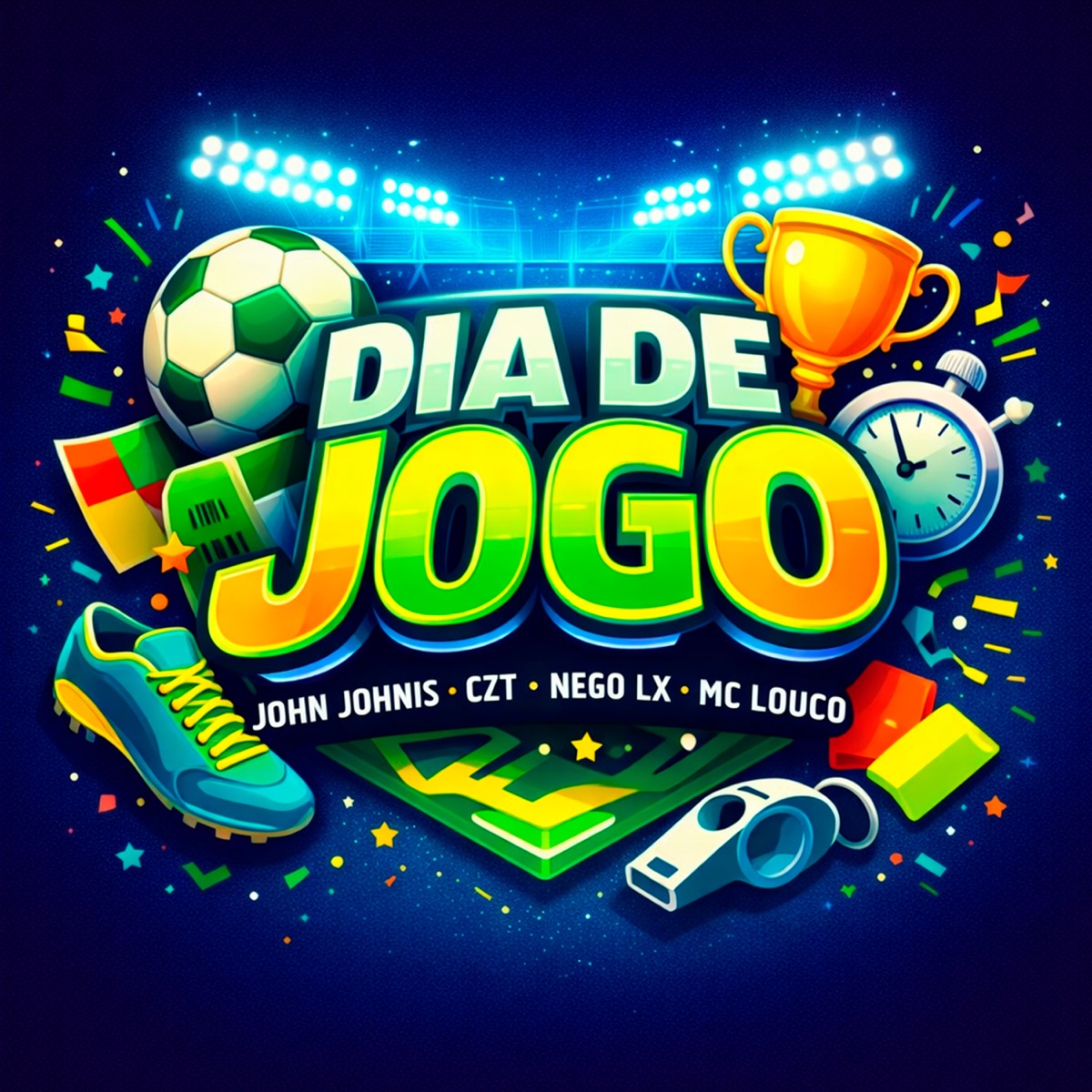 Dia de Jogo (feat. John Johnis) - Single by CZT, MC Louco & Nego Lx album cover