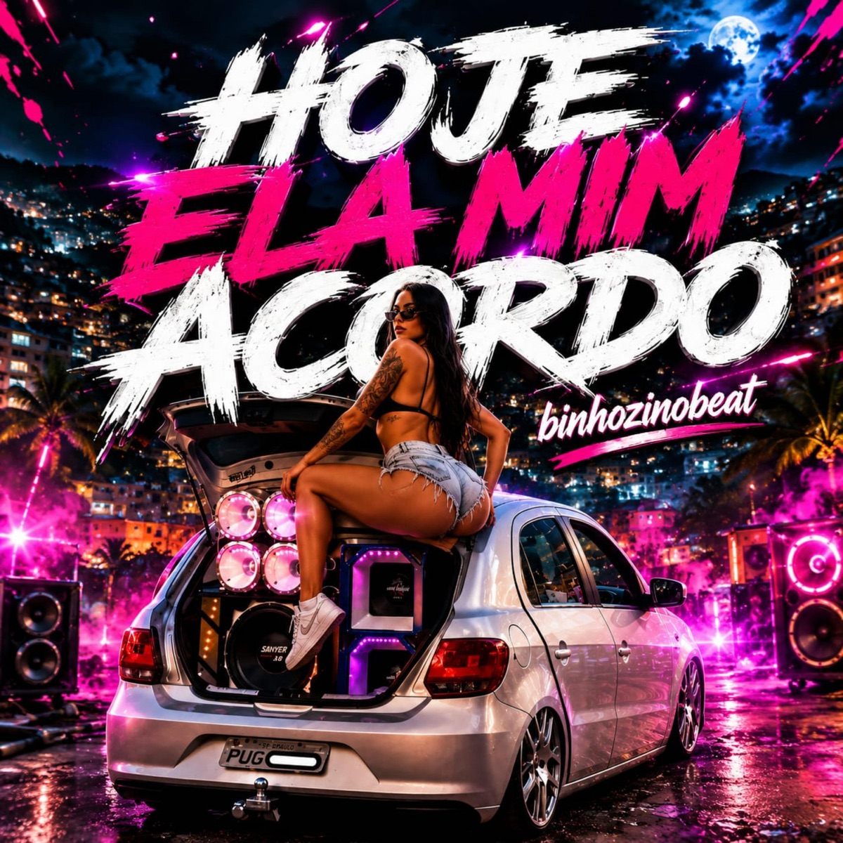Hoje Ela Mim Acordo - Single by Binhozin No Beat album cover