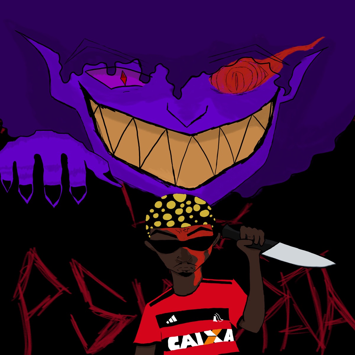 MENTE DE UM PSICOPATA - Single by skrd1as & CX3FACAD4 album cover