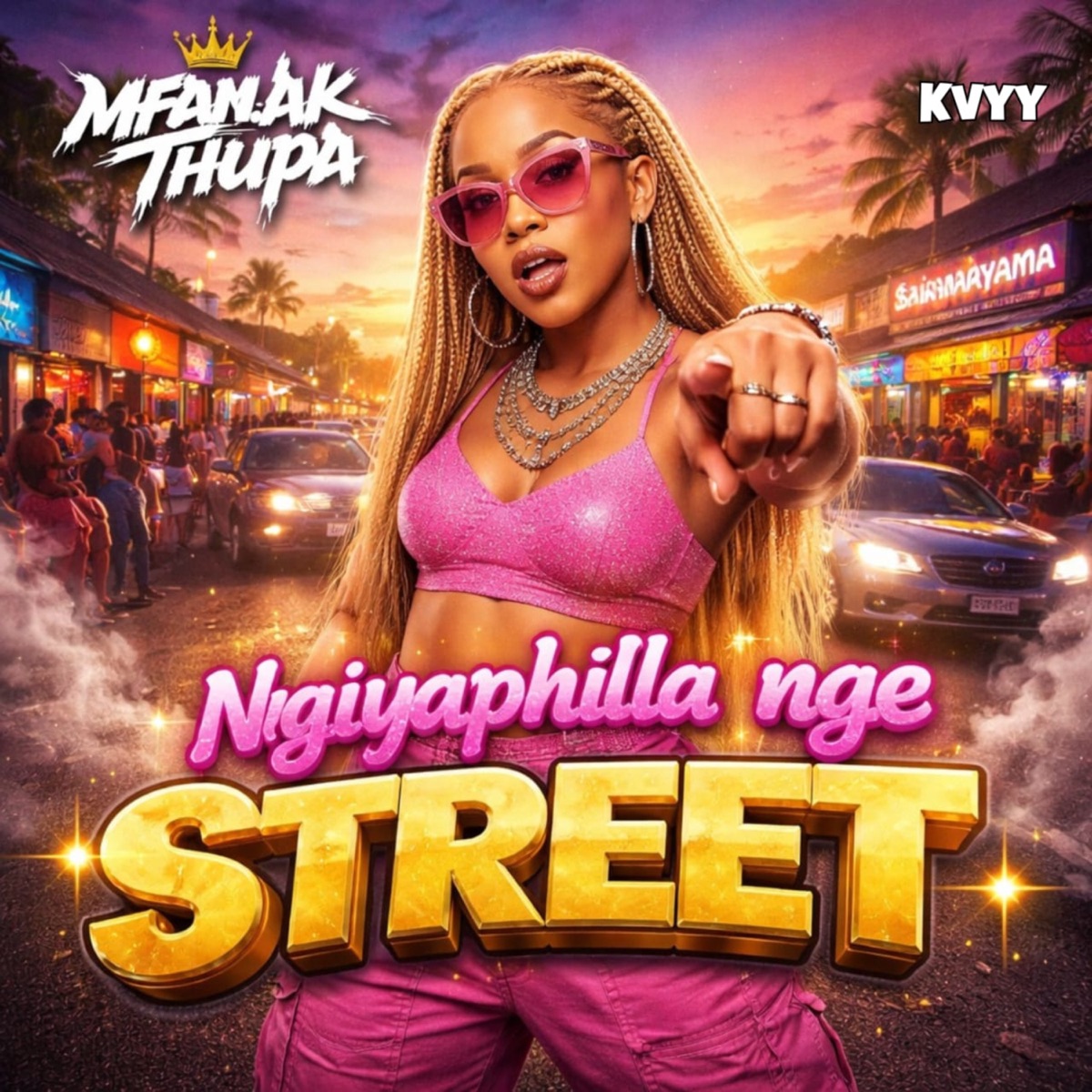 Ngiyaphilla Nge Street - Single by Mfan.ak Thupa, Cardinal X25 & Kvyy album cover
