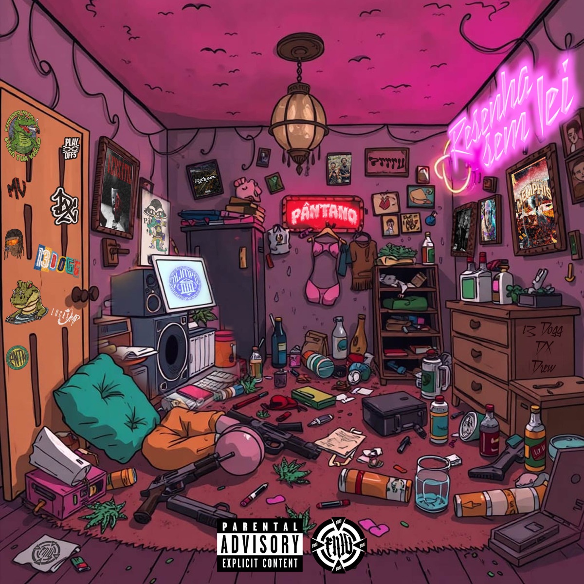 Resenha Sem Lei - Single by 13 Dogg, DXVI & Drew album cover