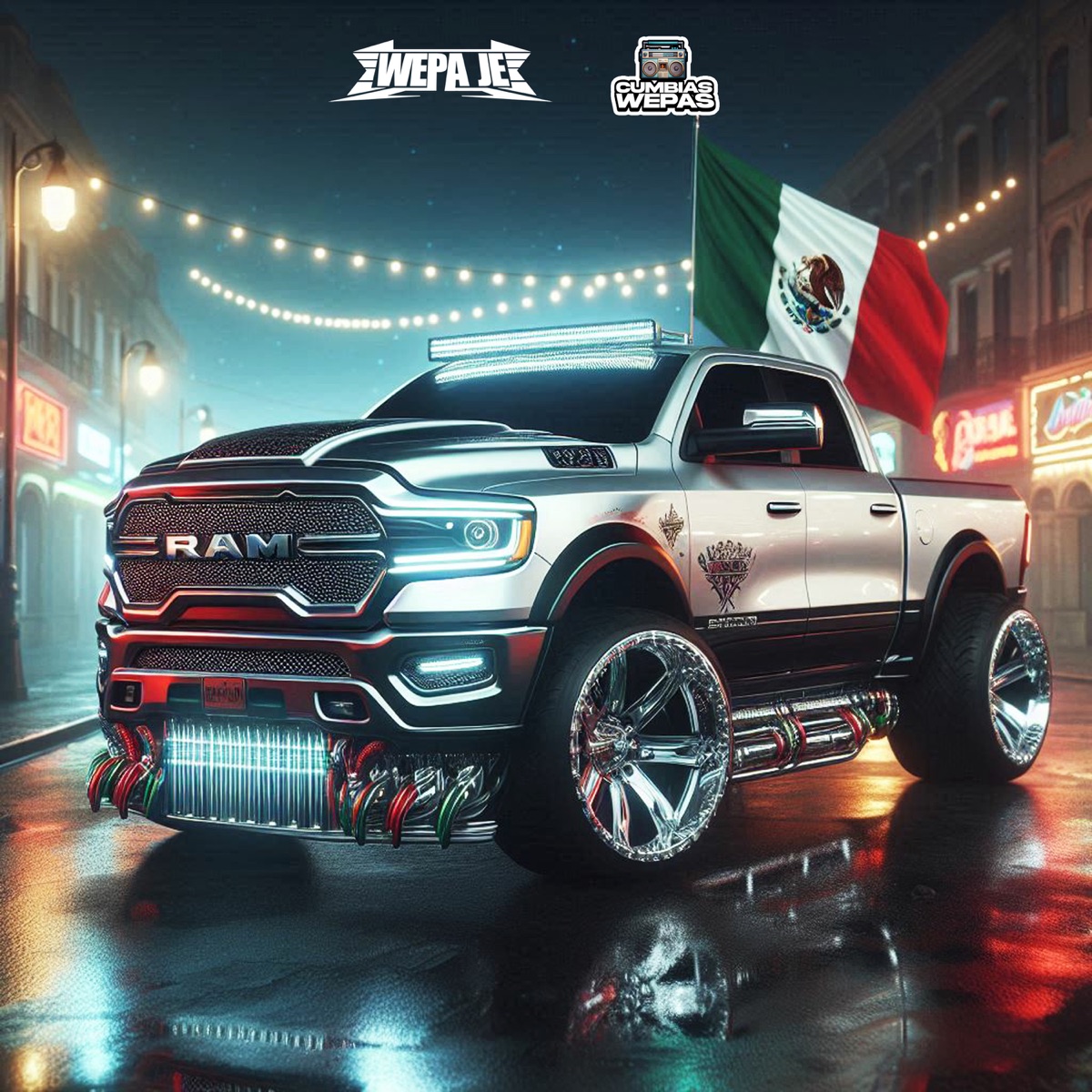 Todos En La Ranfla Bien Locos - Single by wepa je & Cumbias Wepas album cover