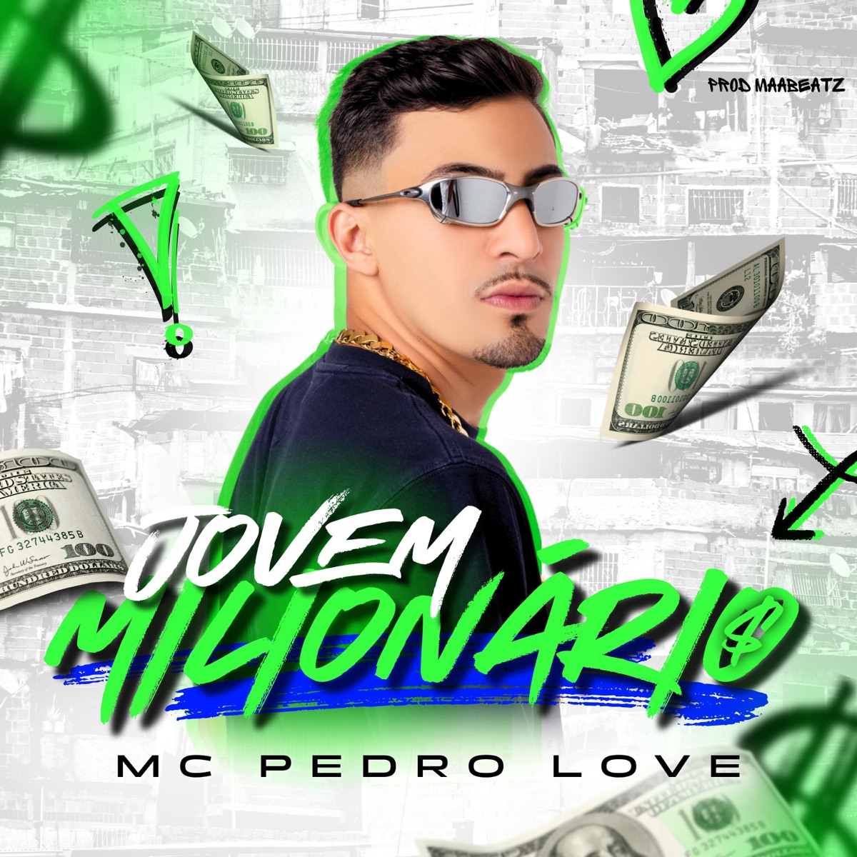 Jovem Milionário - Single by Maabeatz & MC Pedro Love album cover