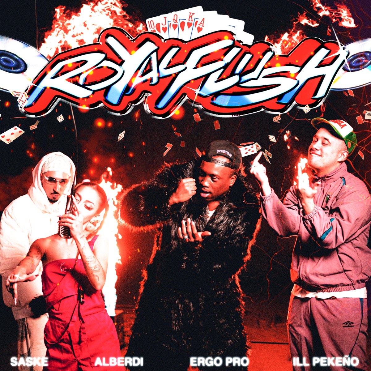 ROYALFLUSH (feat. Alberdi, Gese da O, J.Moods & Kas Rules) - Single by Saske, Ergo Pro & Ill Pekeño album cover