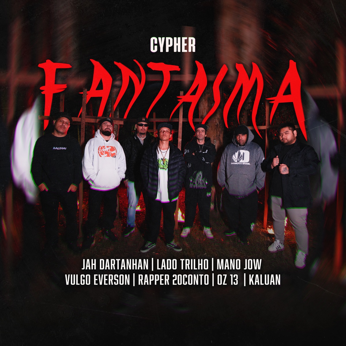 Cypher Fantasma - Single by Lado Trilho, Mano Jow, Vulgo Everson, Kaluan, Jah Dartanhan, Rapper 20conto & Oz13 album cover