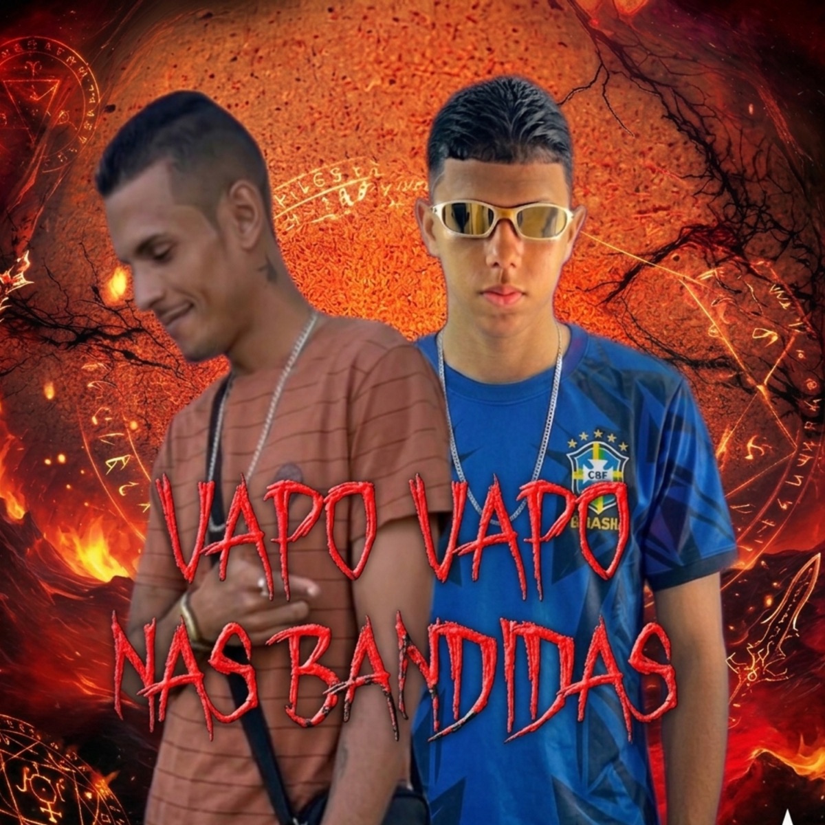Vapo Vapo nas Bandidas (feat. Mc Gabriel Do Coque) - Single by Miguelzinho da Gestao album cover