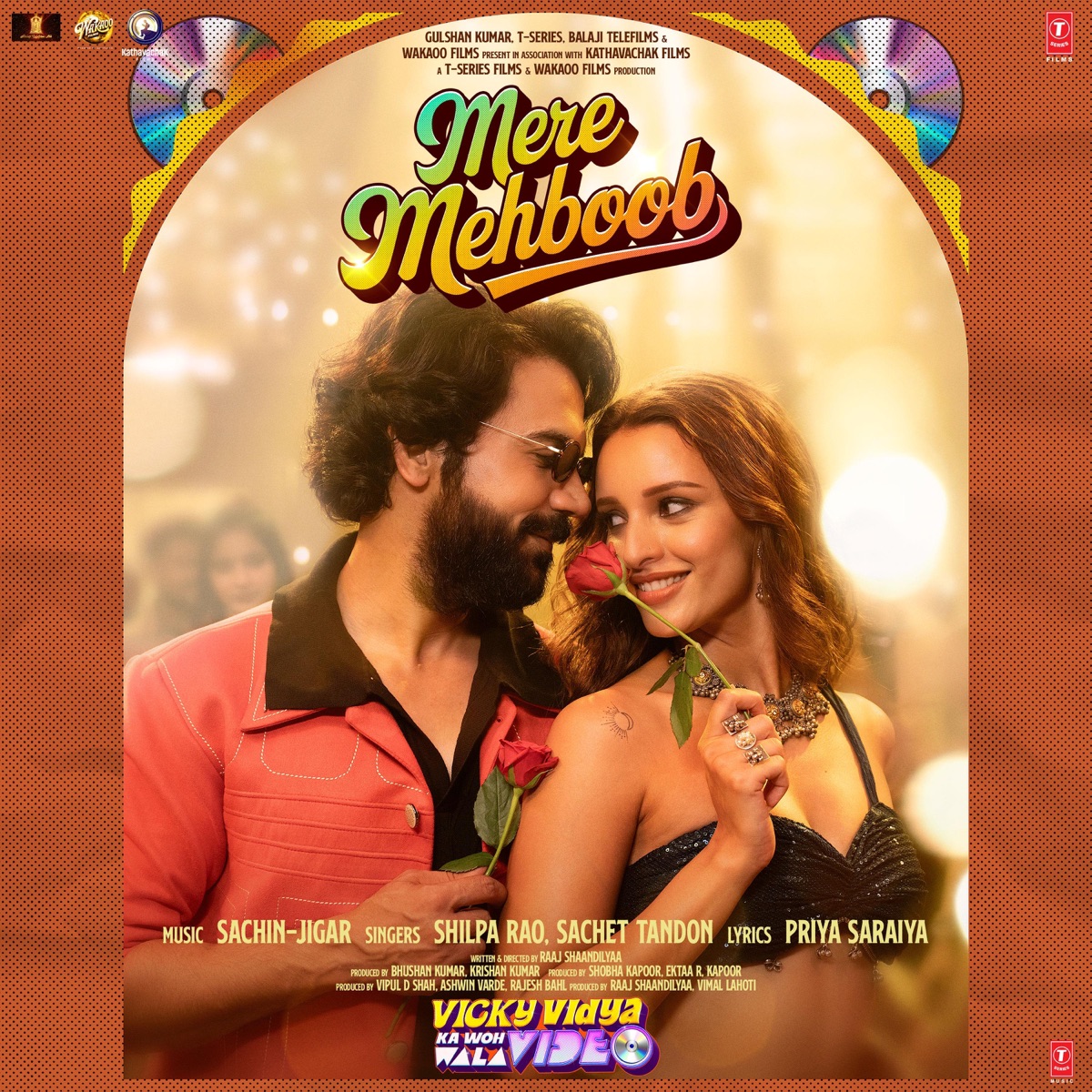 Mere Mehboob (From "Vicky Vidya Ka Woh Wala Video") - Single by Sachin-Jigar, Shilpa Rao, Sachet Tandon & Priya Saraiya album cover
