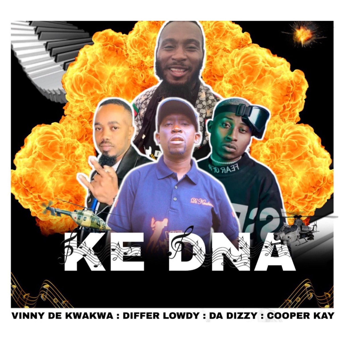 DNA (feat. Cooper Kay & DA bizzy & Differ Lowdy) - Single by VINNY DIKWAKWA album cover