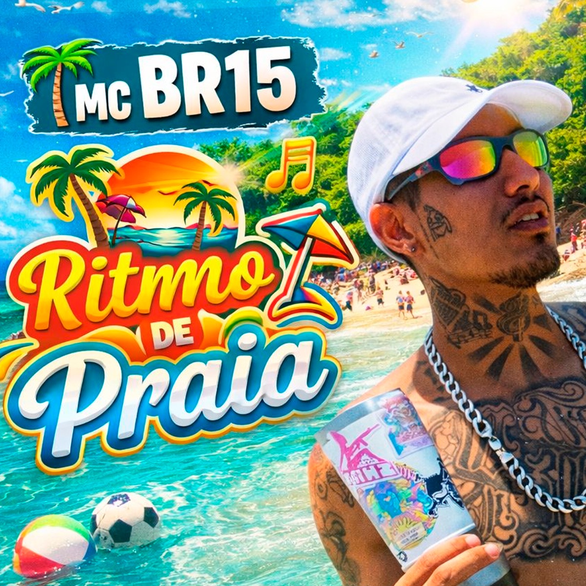 Ritmo de Praia - Single by Mc BR15 album cover