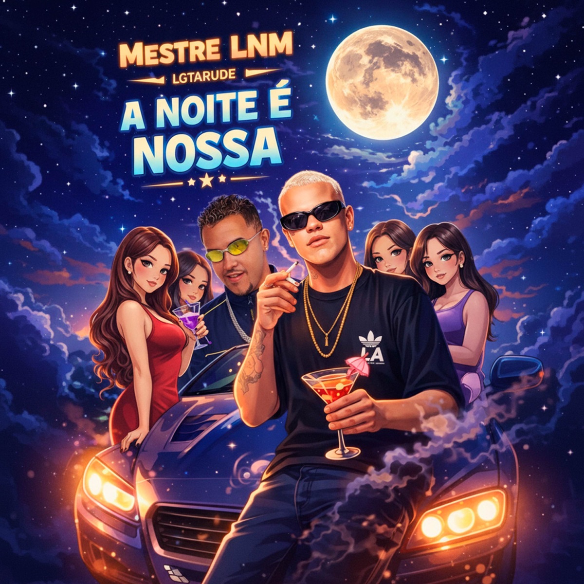 A Noite é Nossa - Single by Mestre Lnm & Lg Tá Rude album cover