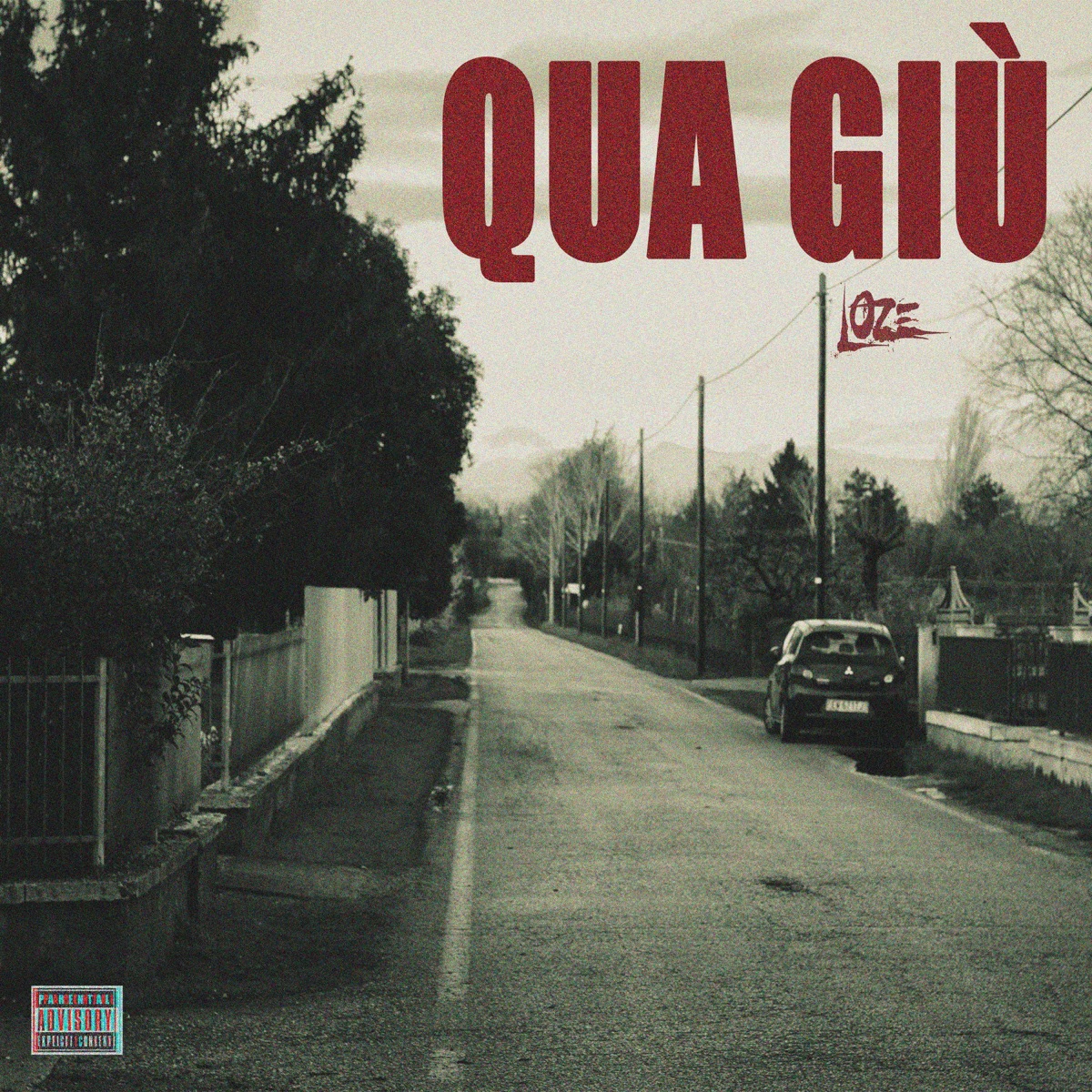 QUA GIÙ - Single by LoZe album cover