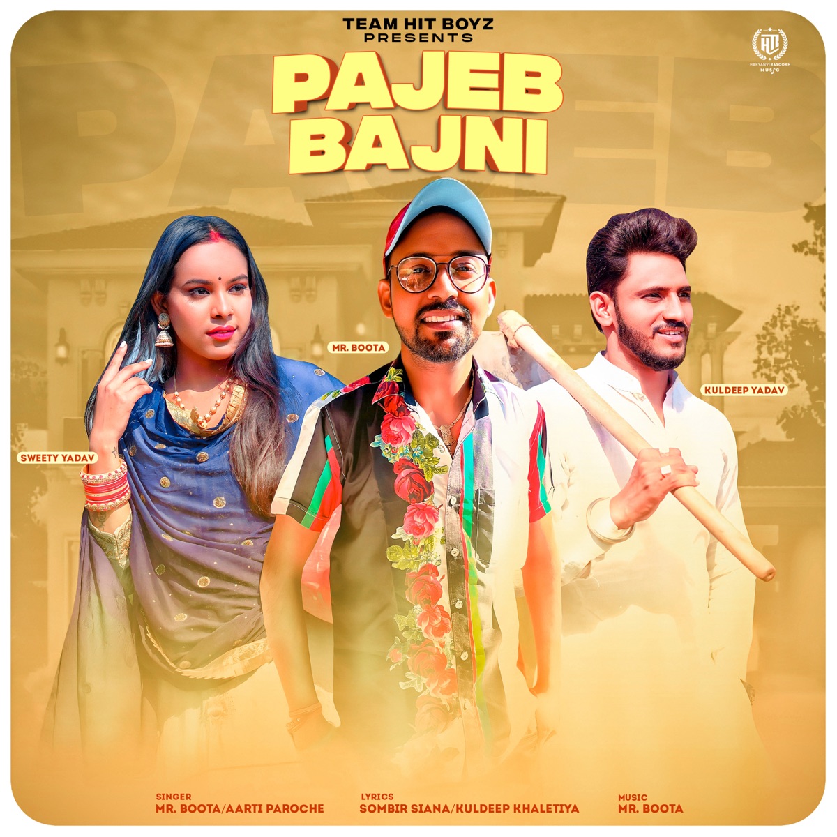 Pajeb Bajni - Single by Mr Boota & Aarti Paroche album cover