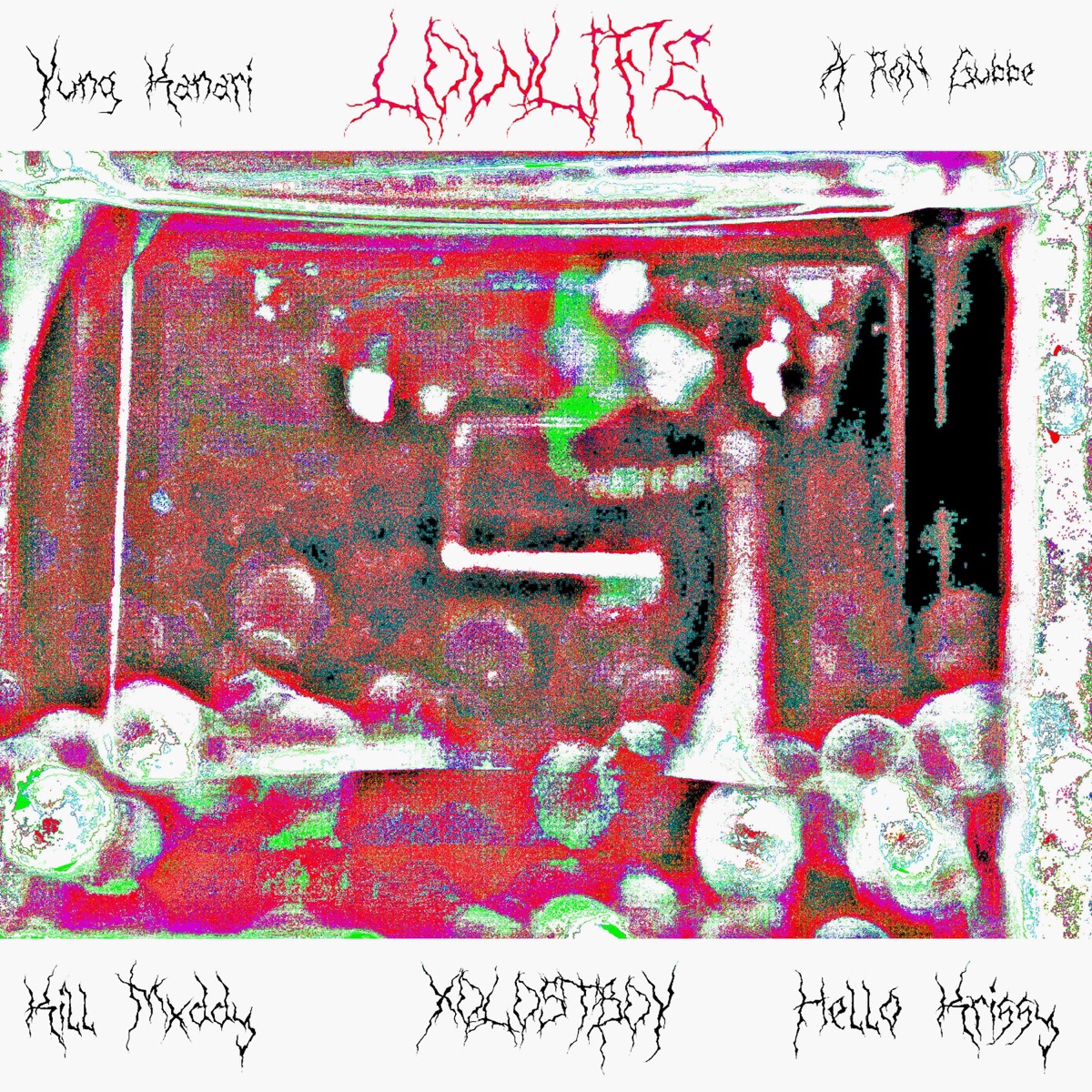 LOWLIFE (feat. A-RoN Gubbe, Shxpe Shifter, Hello Krissy, XOLOSTBOY & PUKECHAMBER) - Single by Yung Kanari album cover