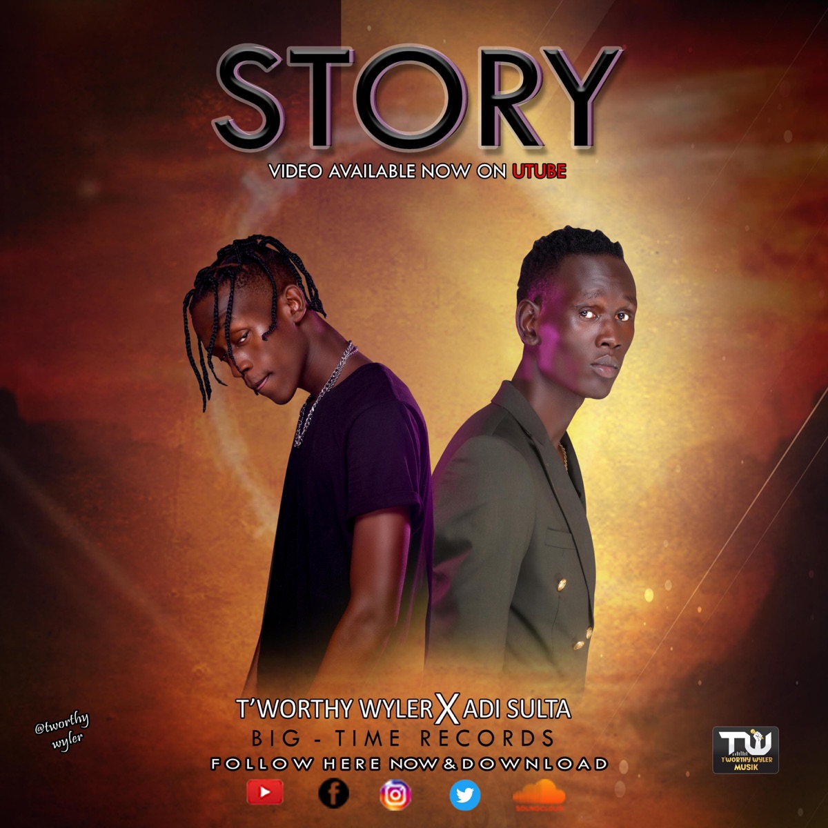 Story - Single by T'WORTHY WYLER album cover