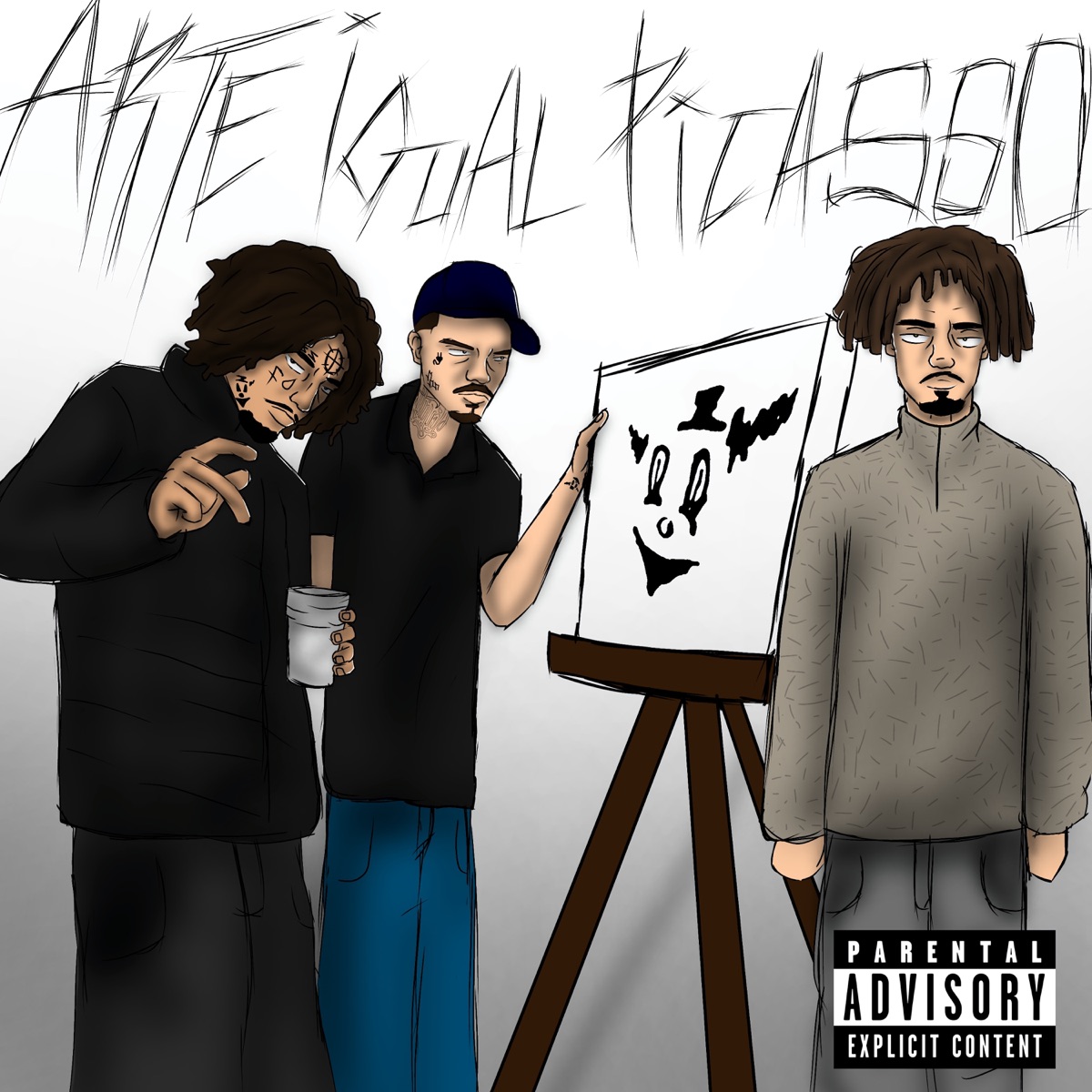 Arte Igual Picasso. - Single by PCN Boladão, Leo VL & Loscar Original album cover