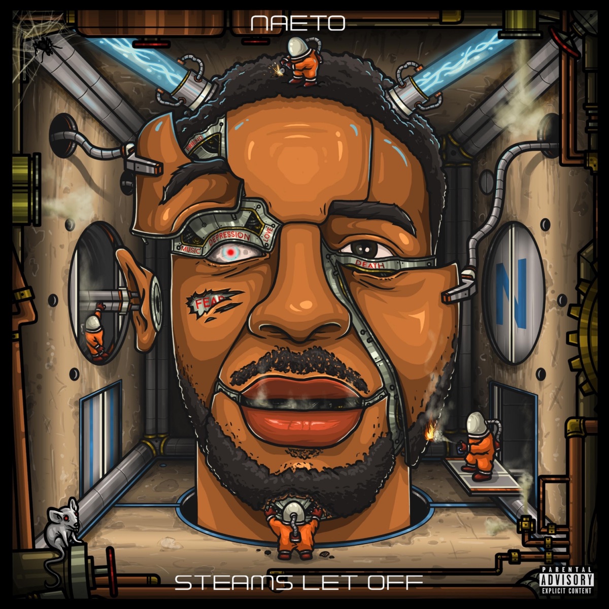 STEAMS LET OFF by Naeto album cover
