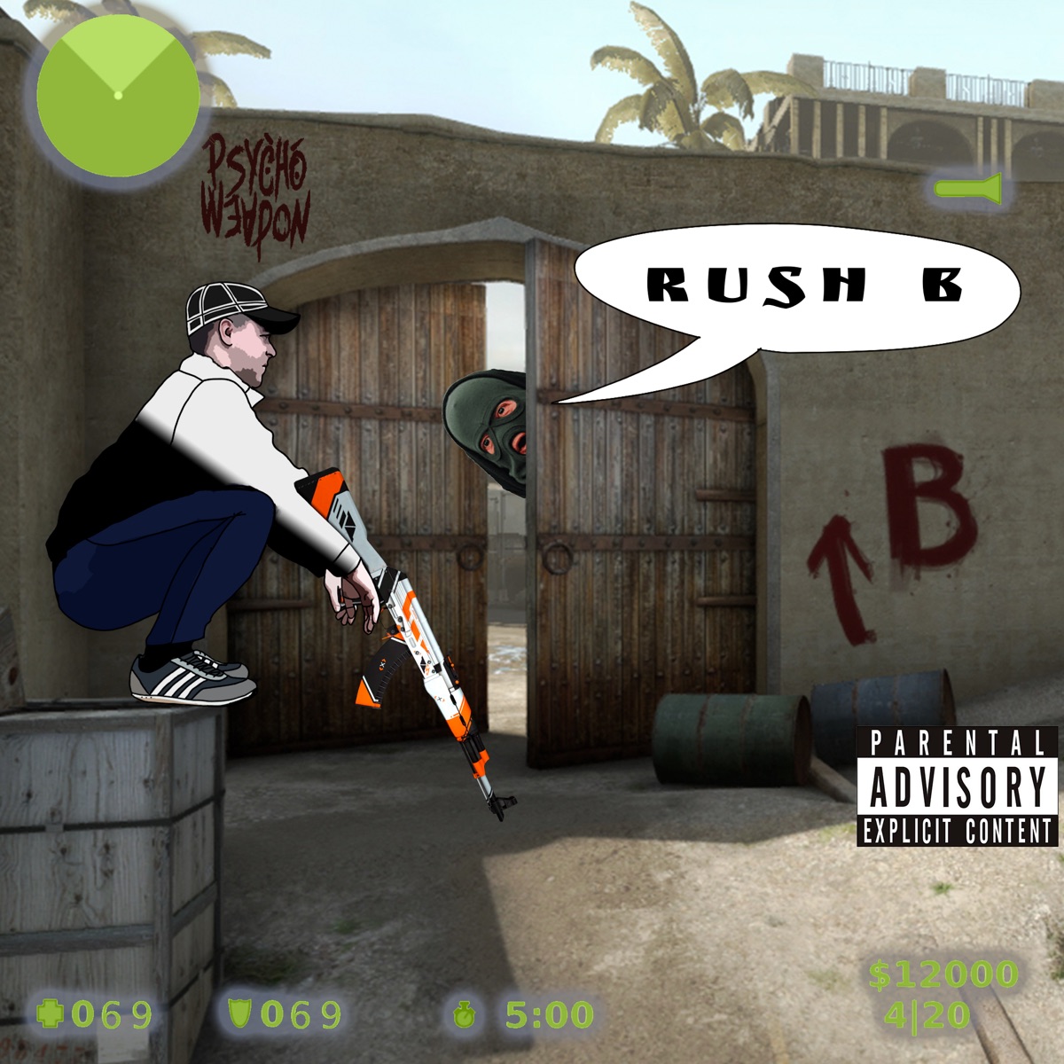 Rush B - Single by Psychoweapon album cover