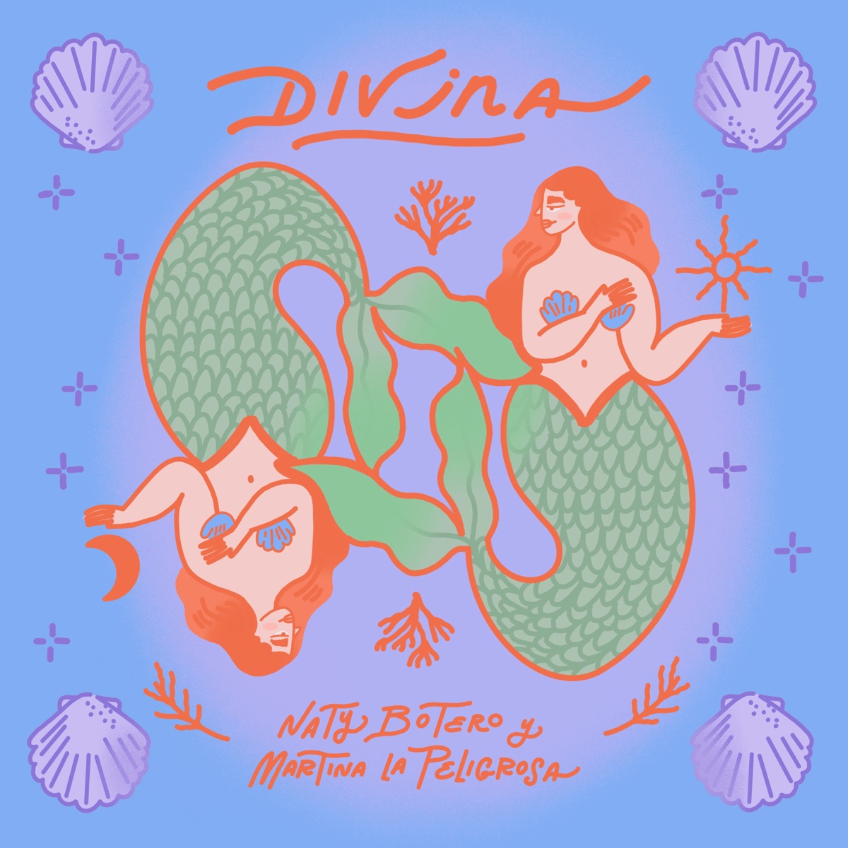 Divina - Single by Naty Botero & Martina La Peligrosa album cover