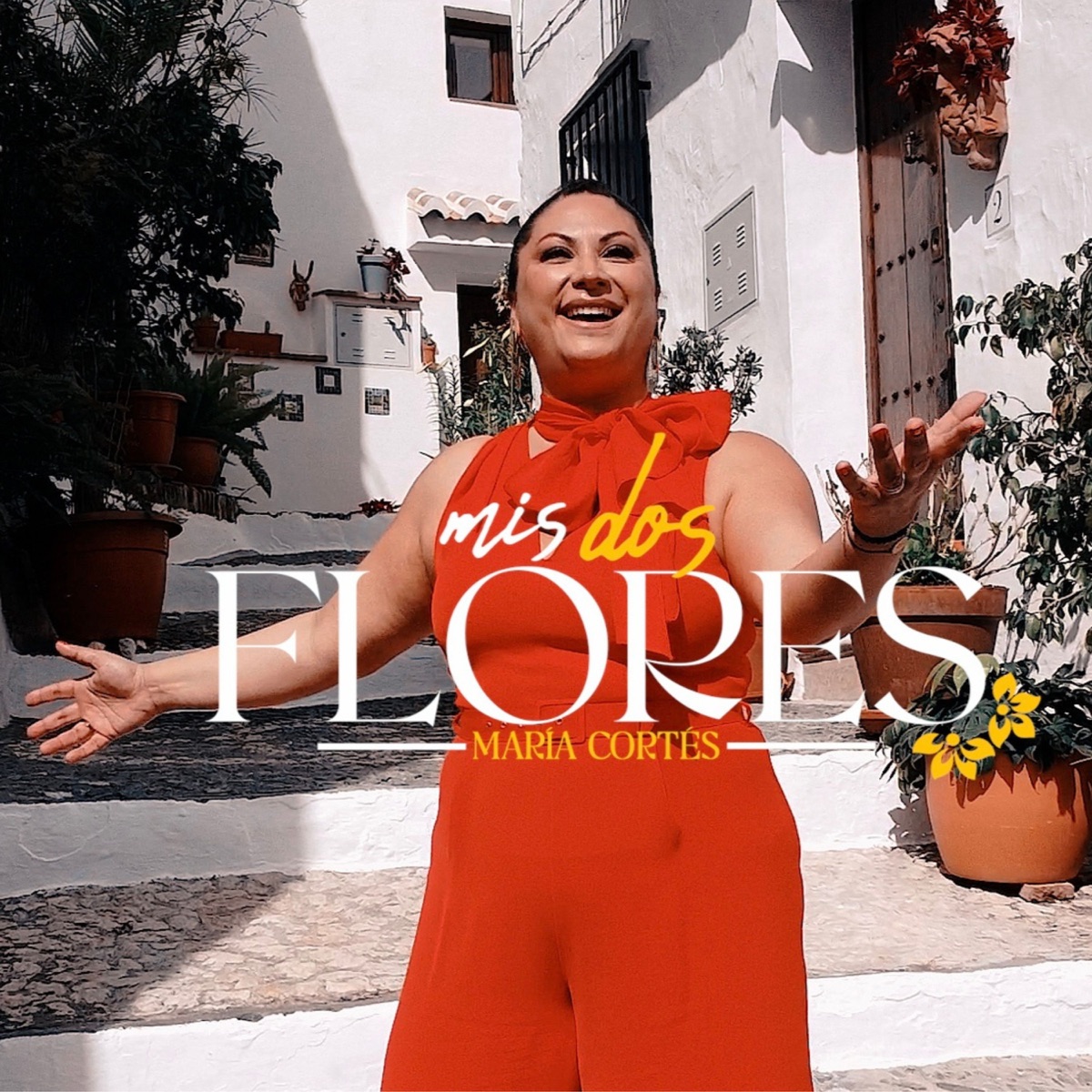 Mis dos flores - Single by María Cortés album cover