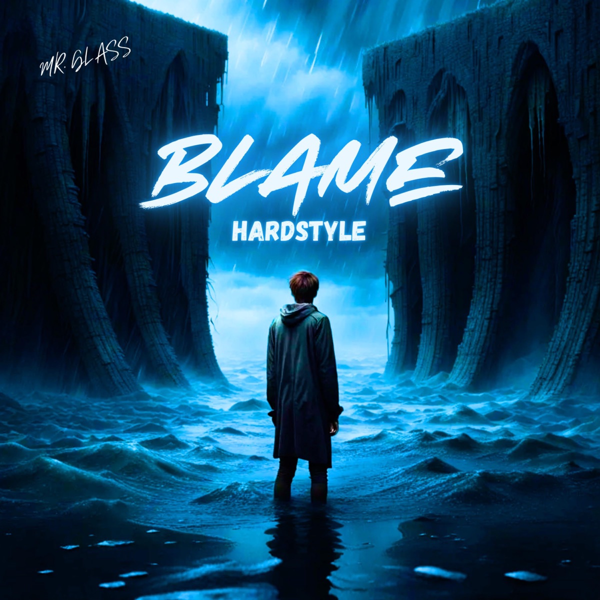 BLAME HARDSTYLE (Sped Up) - Single by Mr. Glass & ist album cover