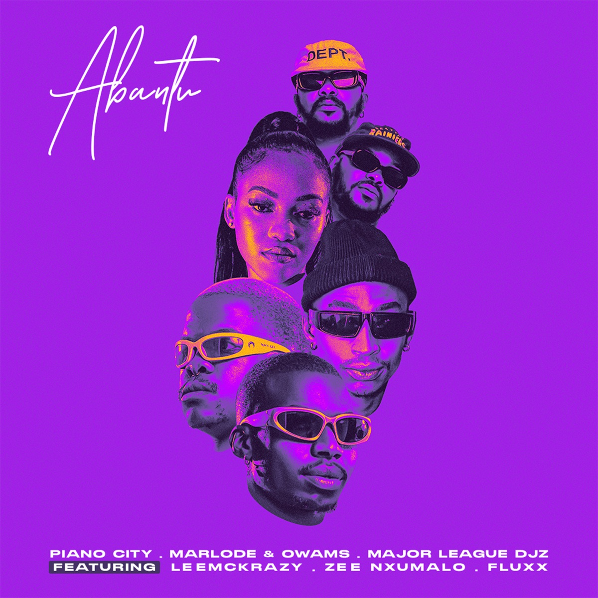 Abantu (feat. Leemckrazy & FLUXX) - Single by Piano City, Marlode & Owams, Major League DJz & Zee Nxumalo album cover