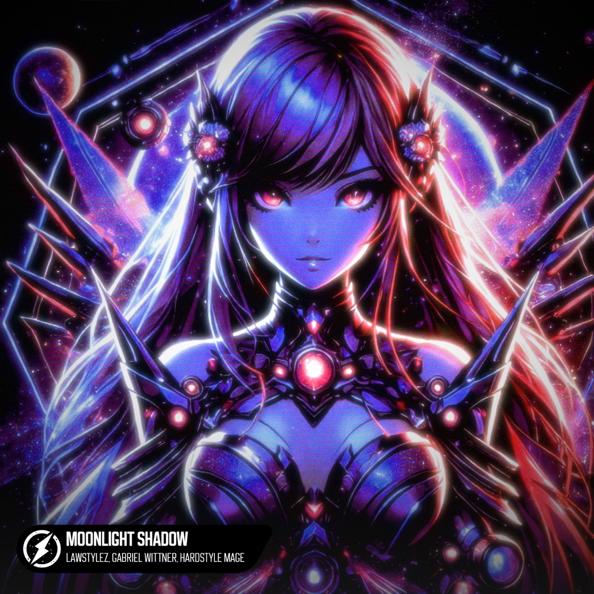 Moonlight Shadow - Single by Lawstylez, Gabriel Wittner & HARDSTYLE MAGE album cover
