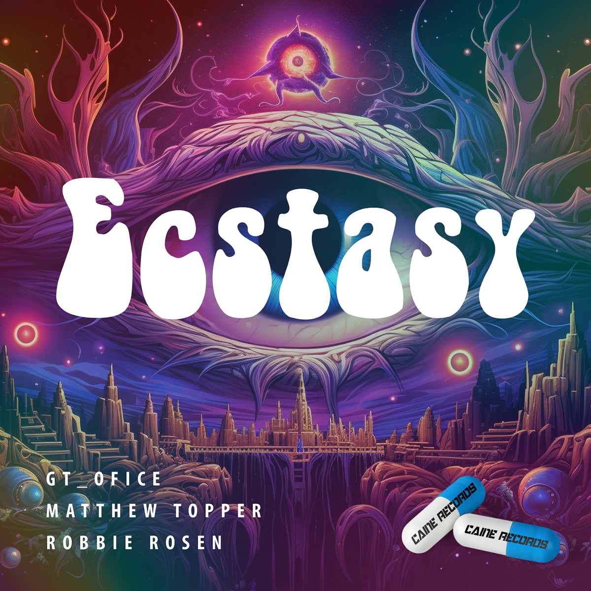 Ecstasy - Single by GT_Ofice, Matthew Topper & Robbie Rosen album cover