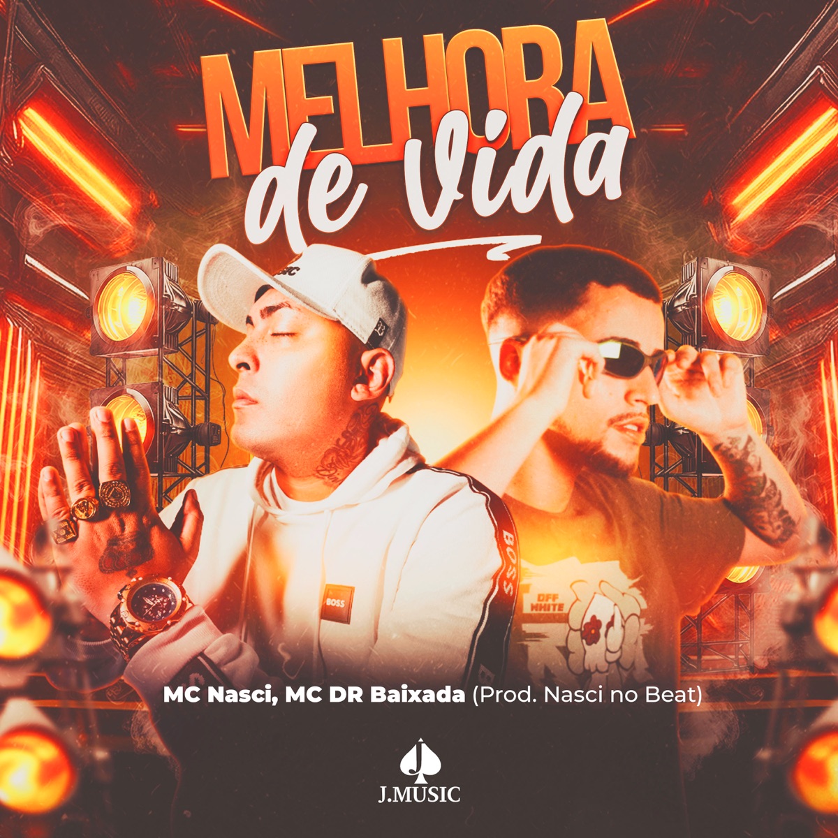Melhora de Vida (feat. Jota Music Records) - Single by MC Nasci, MC DR Baixada & NASCI NO BEAT album cover