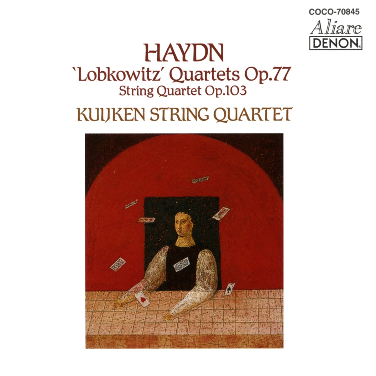 Haydn: "Lobkowitz" Quartets Op. 77 String Quartet Op. 103 by Kuijken String Quartet album cover