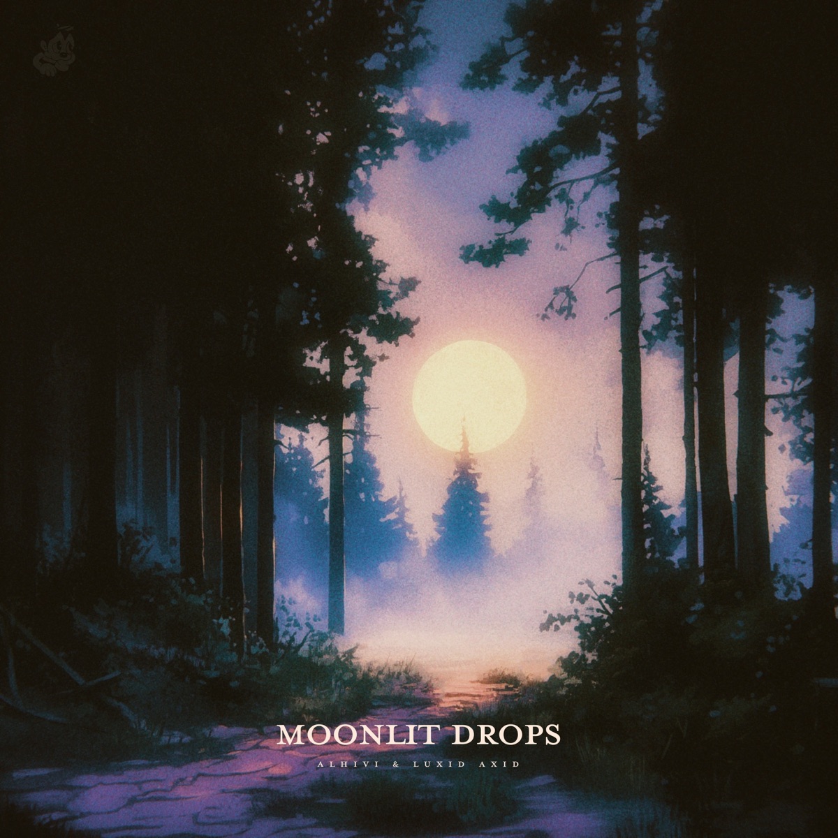 Moonlit Drops - EP by alhivi & LUXID AXID album cover