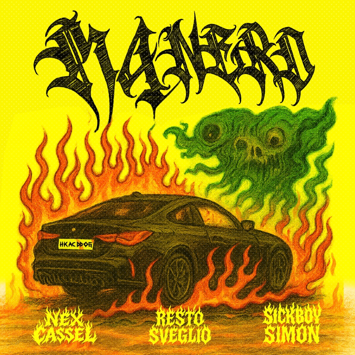 M4 Nero - Single by Nex Cassel, Mercato Nero, Resto Sveglio & Sick Boy Simon album cover