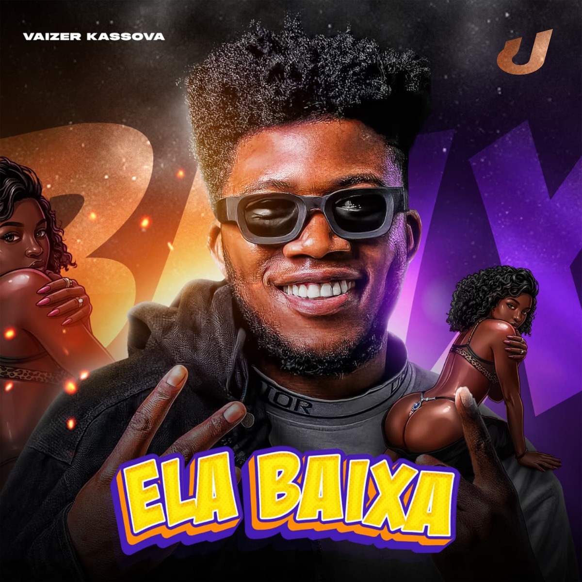 Ela Baixa - Single by Vaizer Kassova album cover