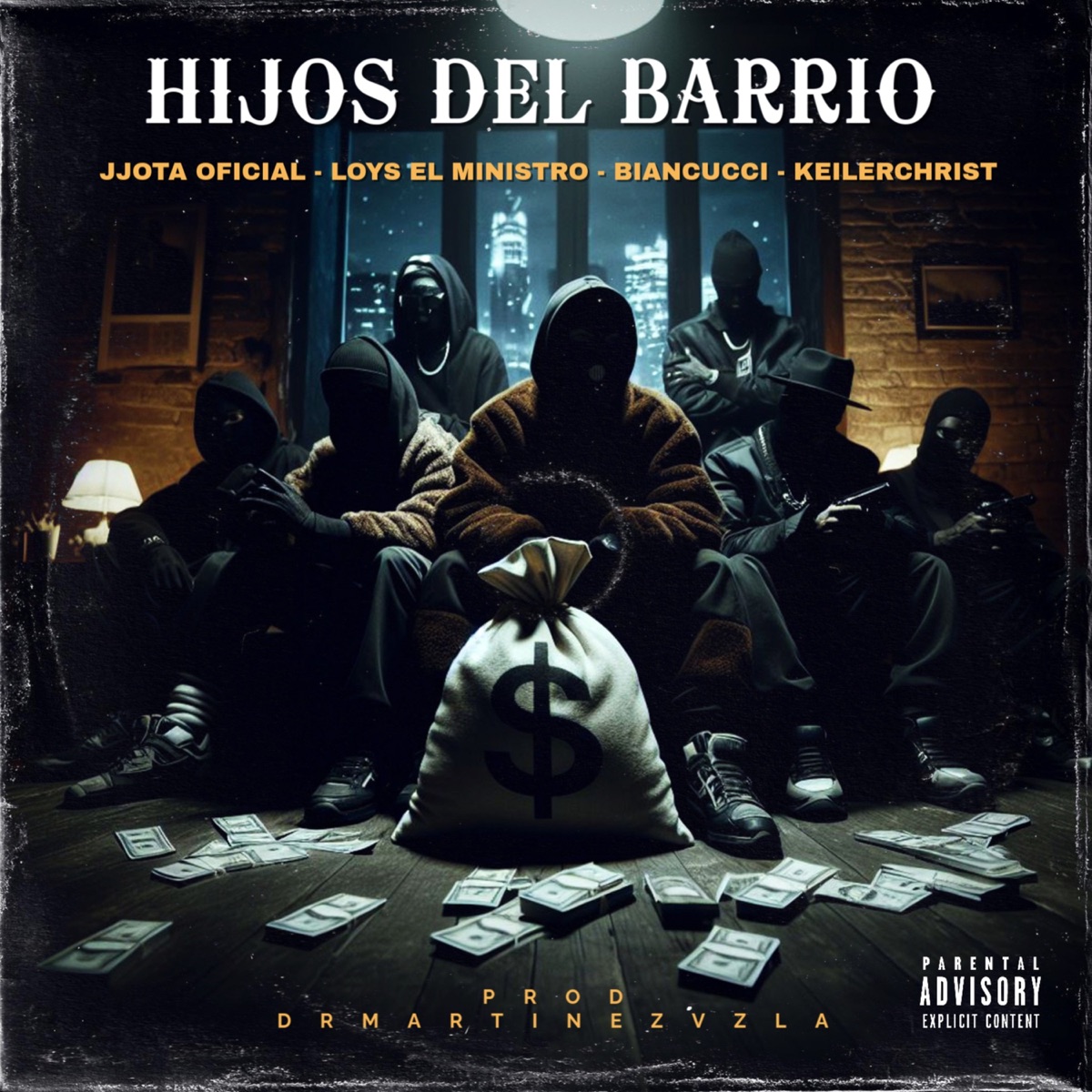 HIJOS DEL BARRIO (feat. Drmartinezvzla & KEILERCHRIST) - Single by Jjota Oficial, Loys El Ministro & Biancucci album cover