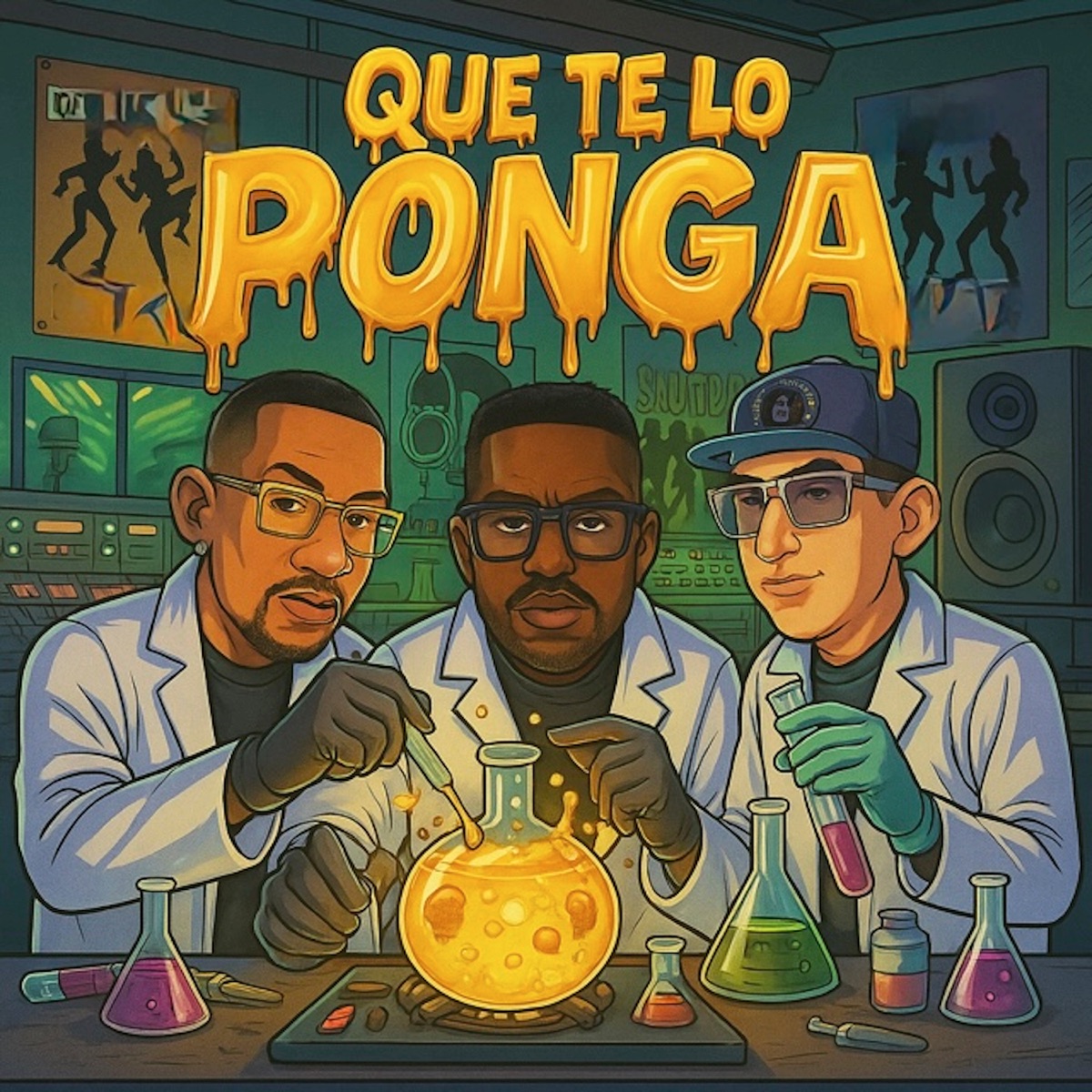 QUE TE LO PONGA - Single by Element Black, Dj Tra & DJ Tenjo album cover