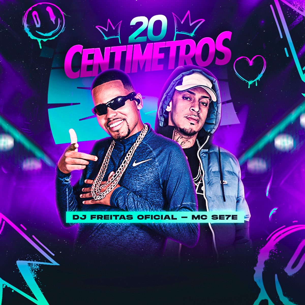 20 Centímetros - Single by Dj Freitas Oficial & MC Se7e album cover