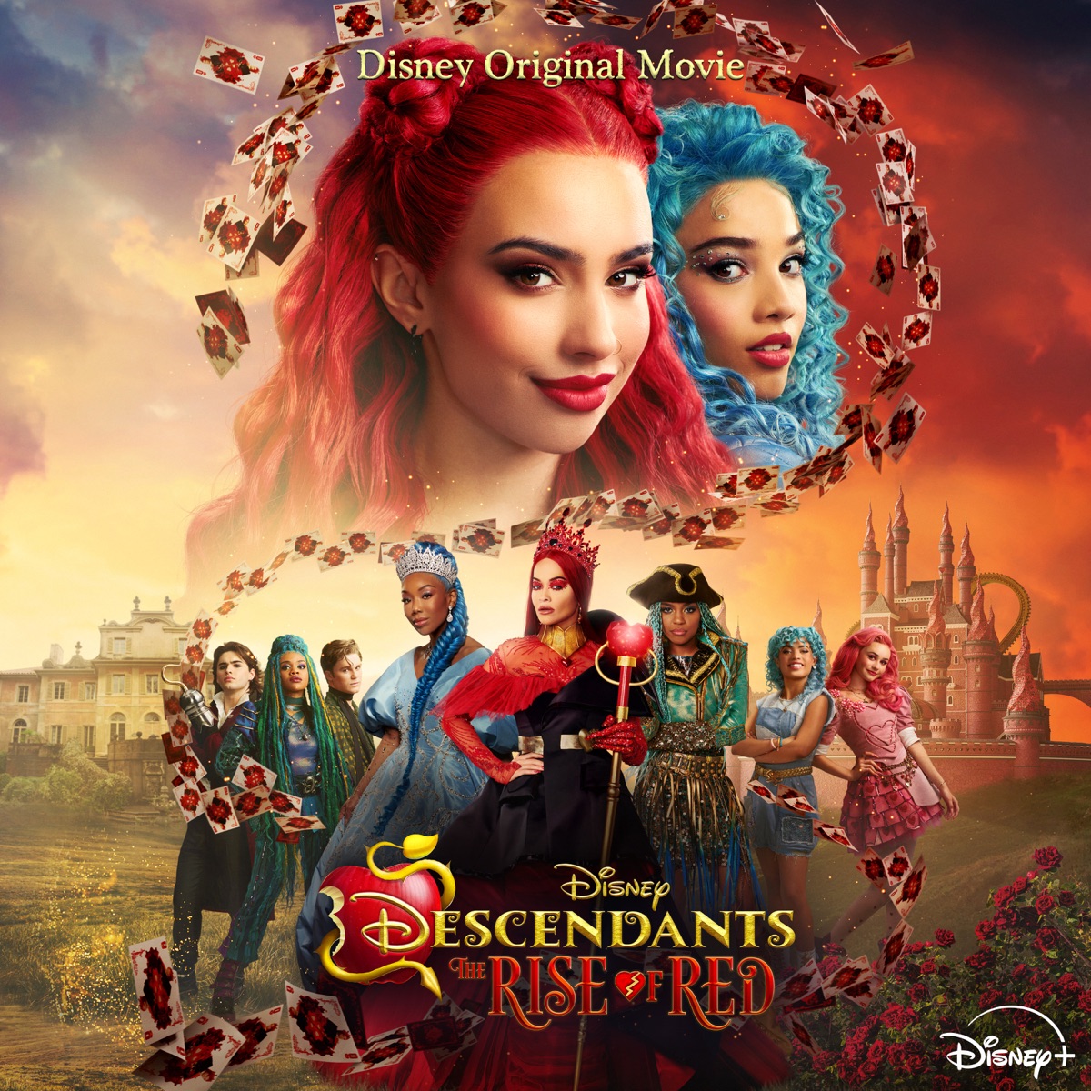 Descendants: The Rise of Red (Original Soundtrack) by Kylie Cantrall, Descendants – Cast, Rita Ora & Malia Baker album cover
