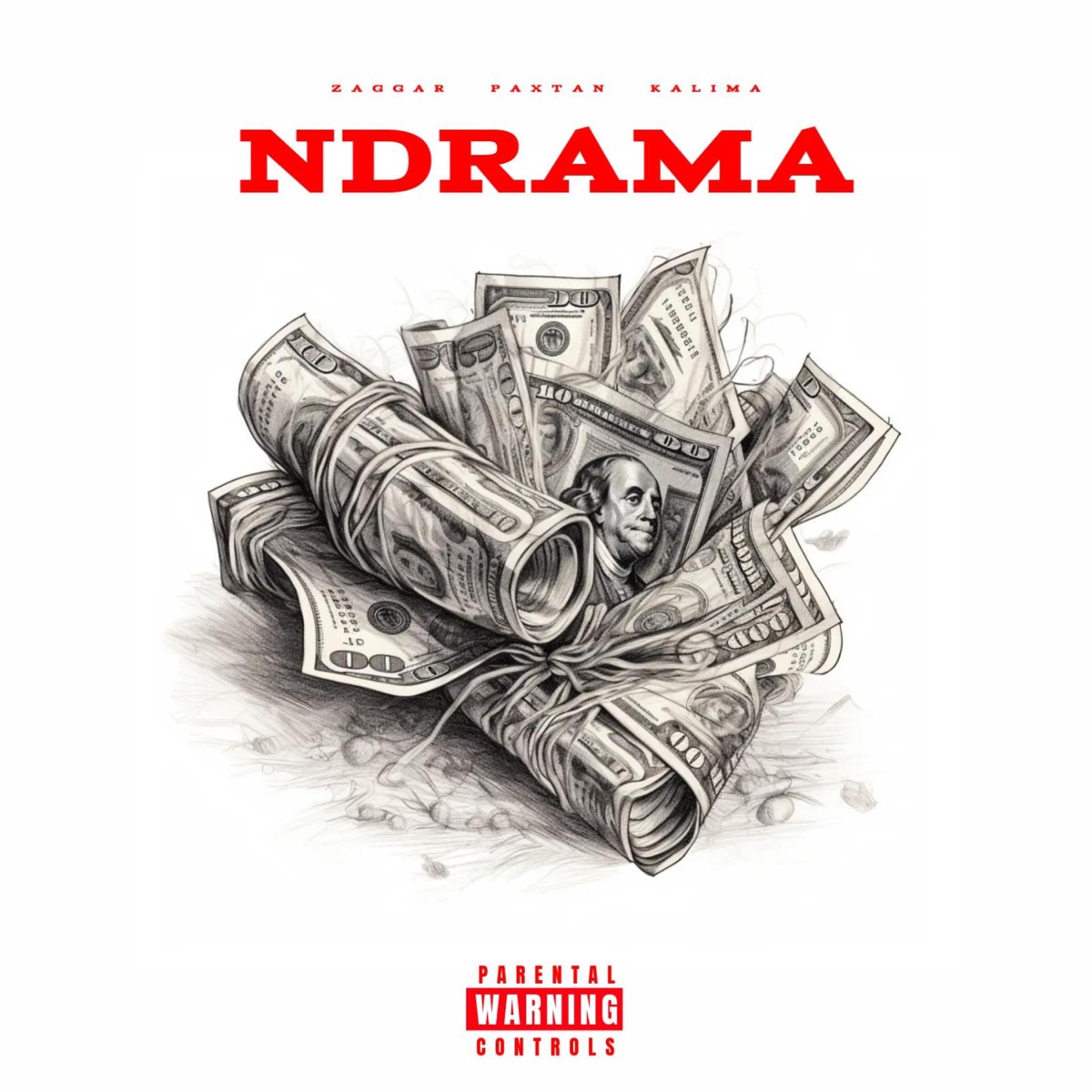 Ndrama (feat. Paxtan & Kalima) - Single by Zaggar album cover