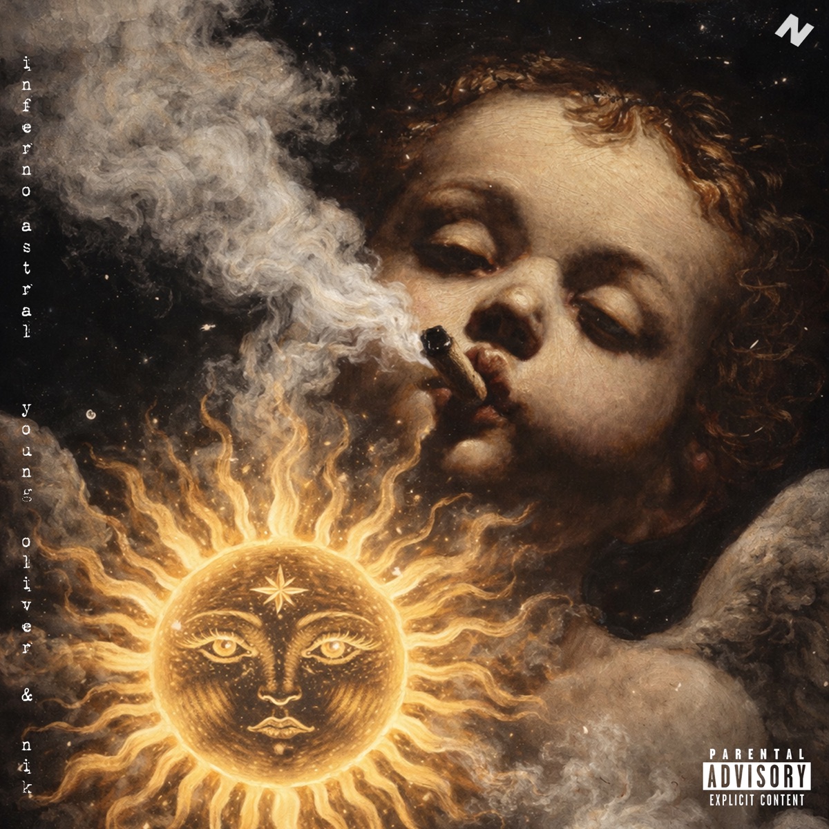 Inferno Astral - Single by Young Oliver, Nik & vini prod album cover