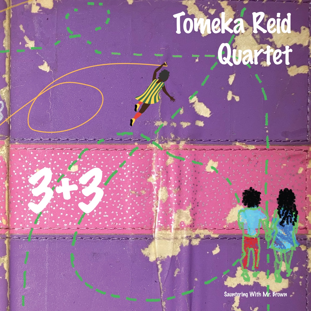 3+3 (feat. Tomeka Reid, Mary Halvorson, Tomas Fujiwara & Jason Roebke) by Tomeka Reid Quartet album cover
