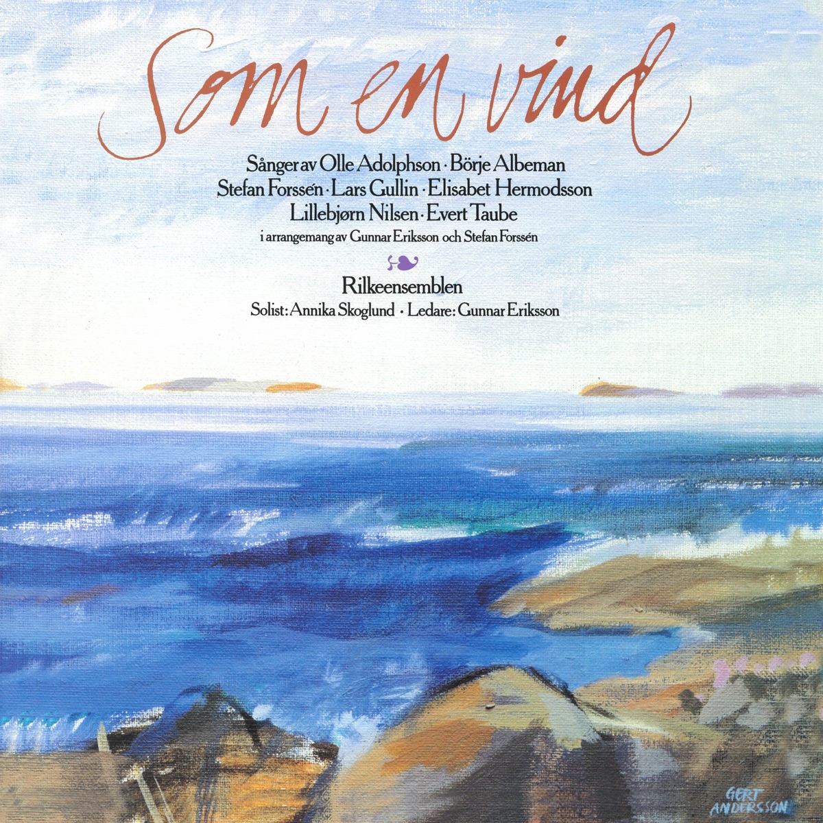 Som en vind by Rilke Ensemble album cover