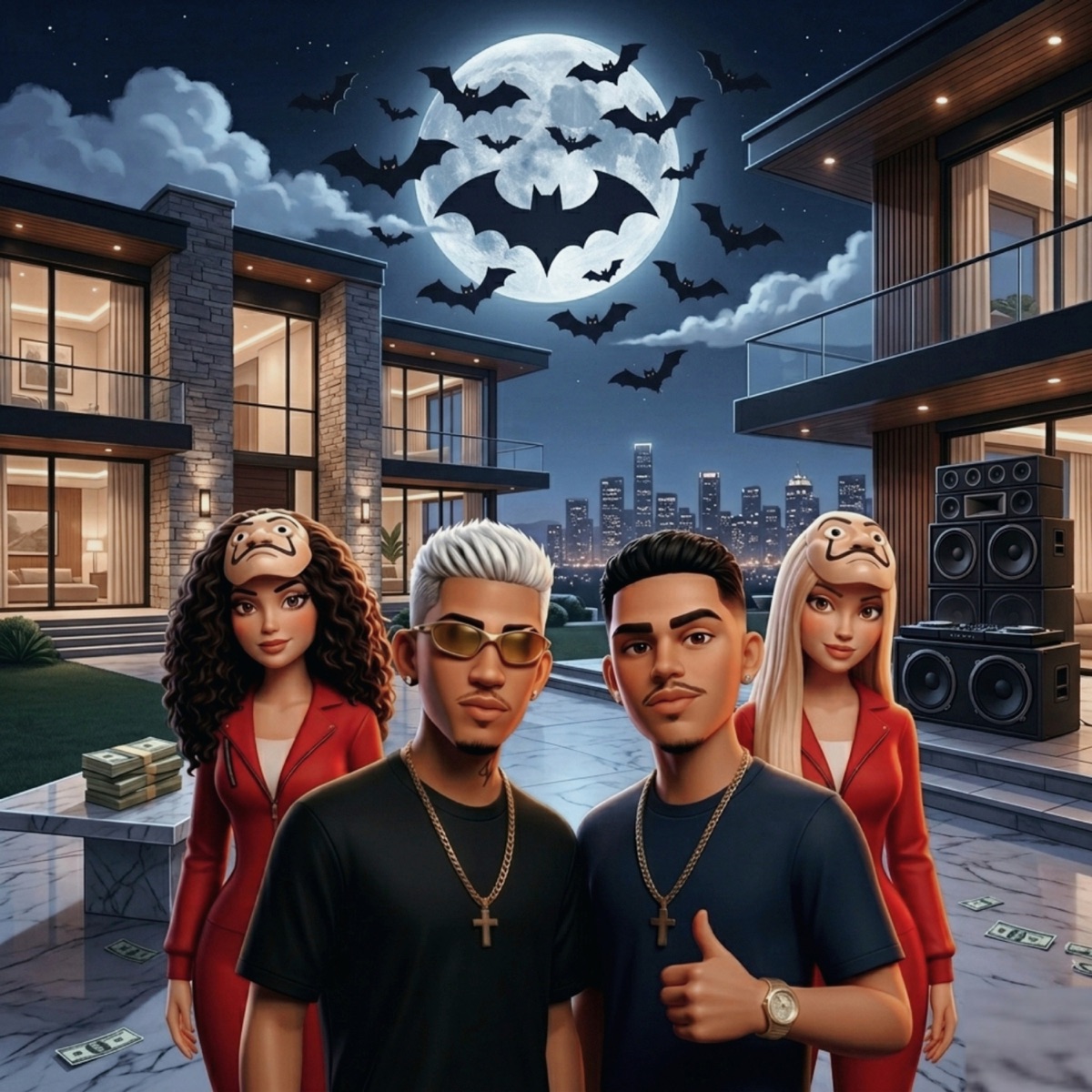 Mtg Speed Modo Profissional x Lá Casa De Papel - Single by Fabiim mc, Mc peuh, DJ Top 1 & Fabiim prod album cover