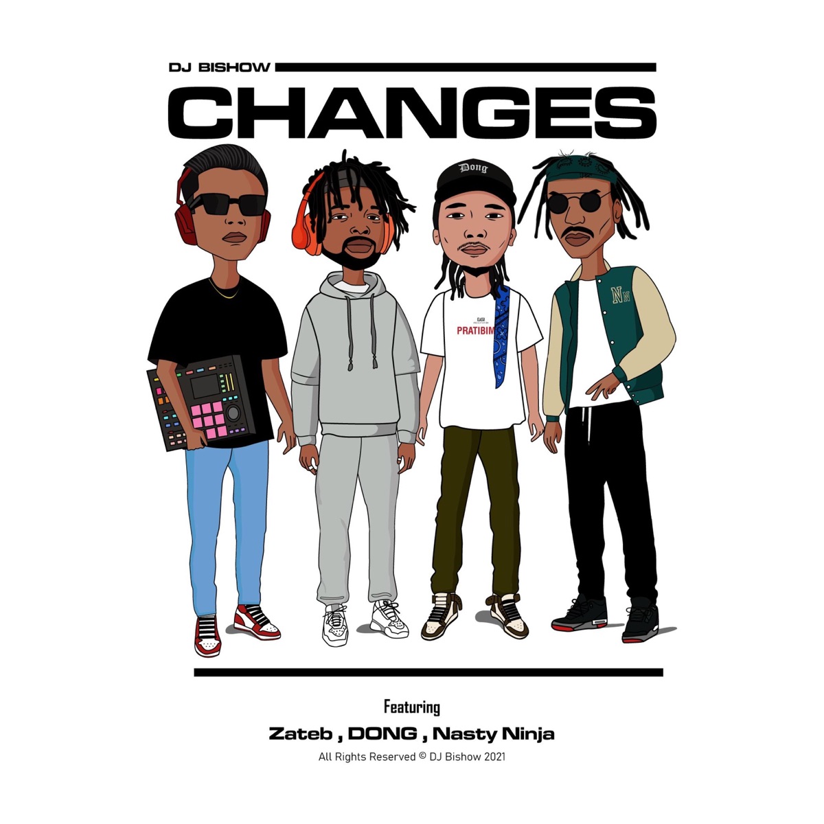 CHANGES (feat. Dong, Nasty Ninja & Zateb) - Single by DJ Bishow album cover