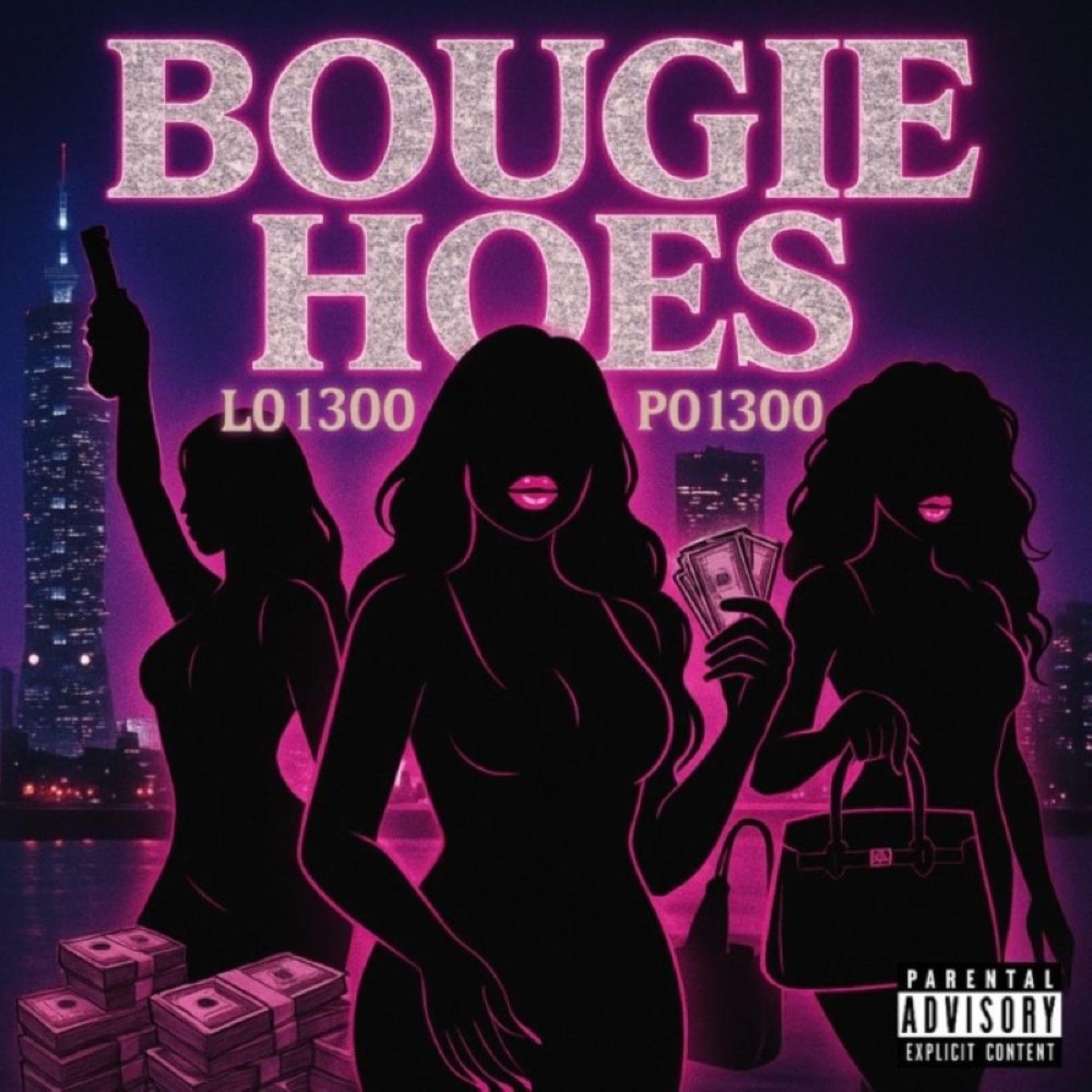 Bougie Hoes (feat. Po1300) - Single by Lo1300 album cover