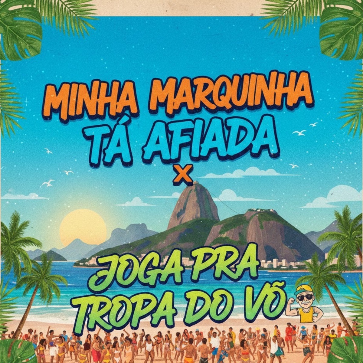 Minha Marquinha Tá Afiada X Joga pra Tropa do Vô - Single by Mc Rose da Treta & Mc Pensador album cover
