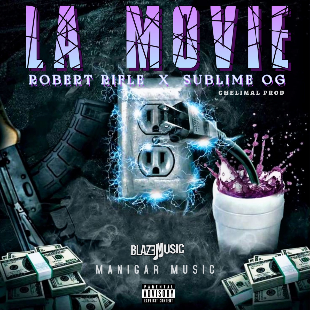 La Movie - Single by Manigar Music, Robert Rifle & Sublime Og album cover