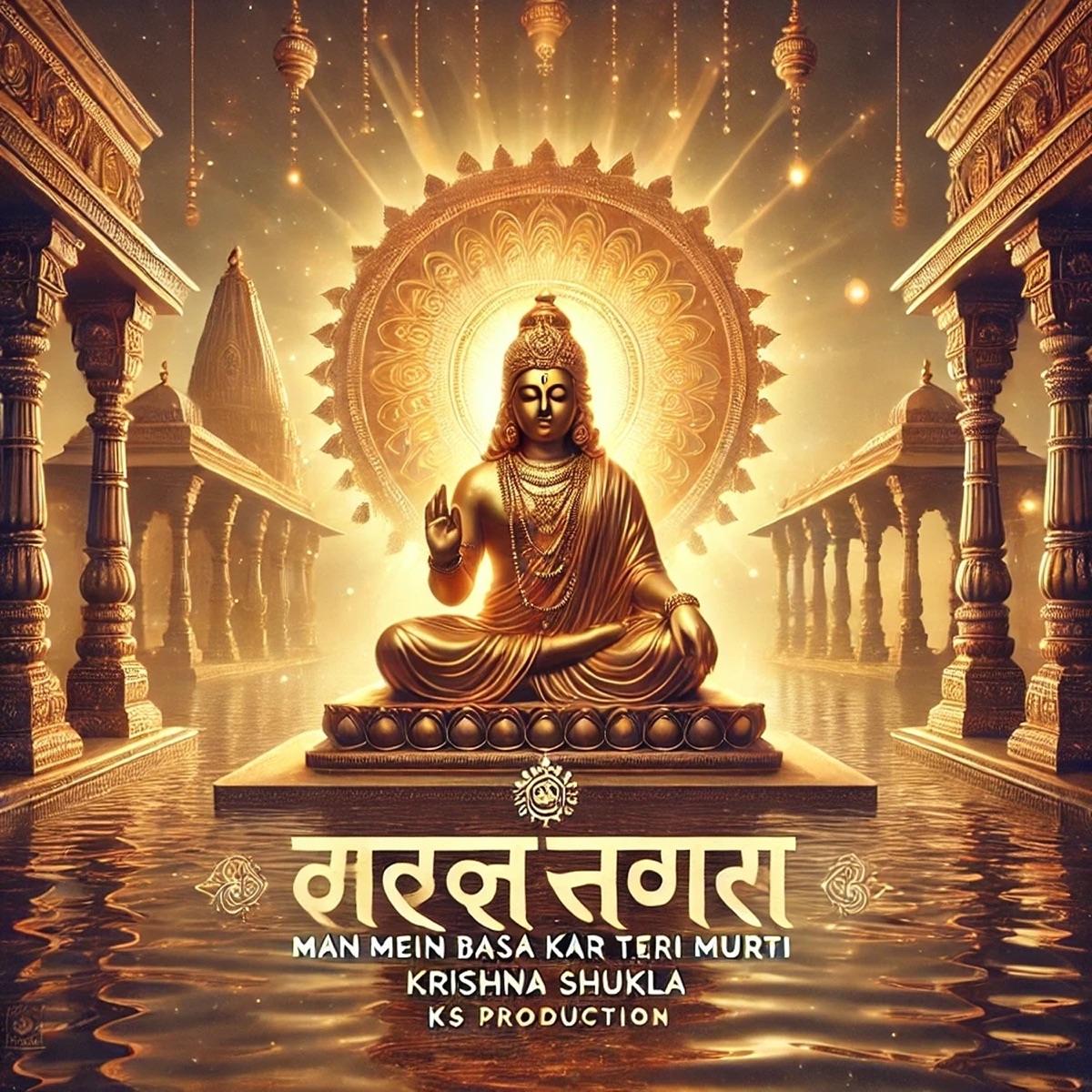Man Mein Basa Kar Teri Murti Utaaru Mein Girdhar Teri Aarti (Devotional Song) - Single by Krishna Shukla album cover